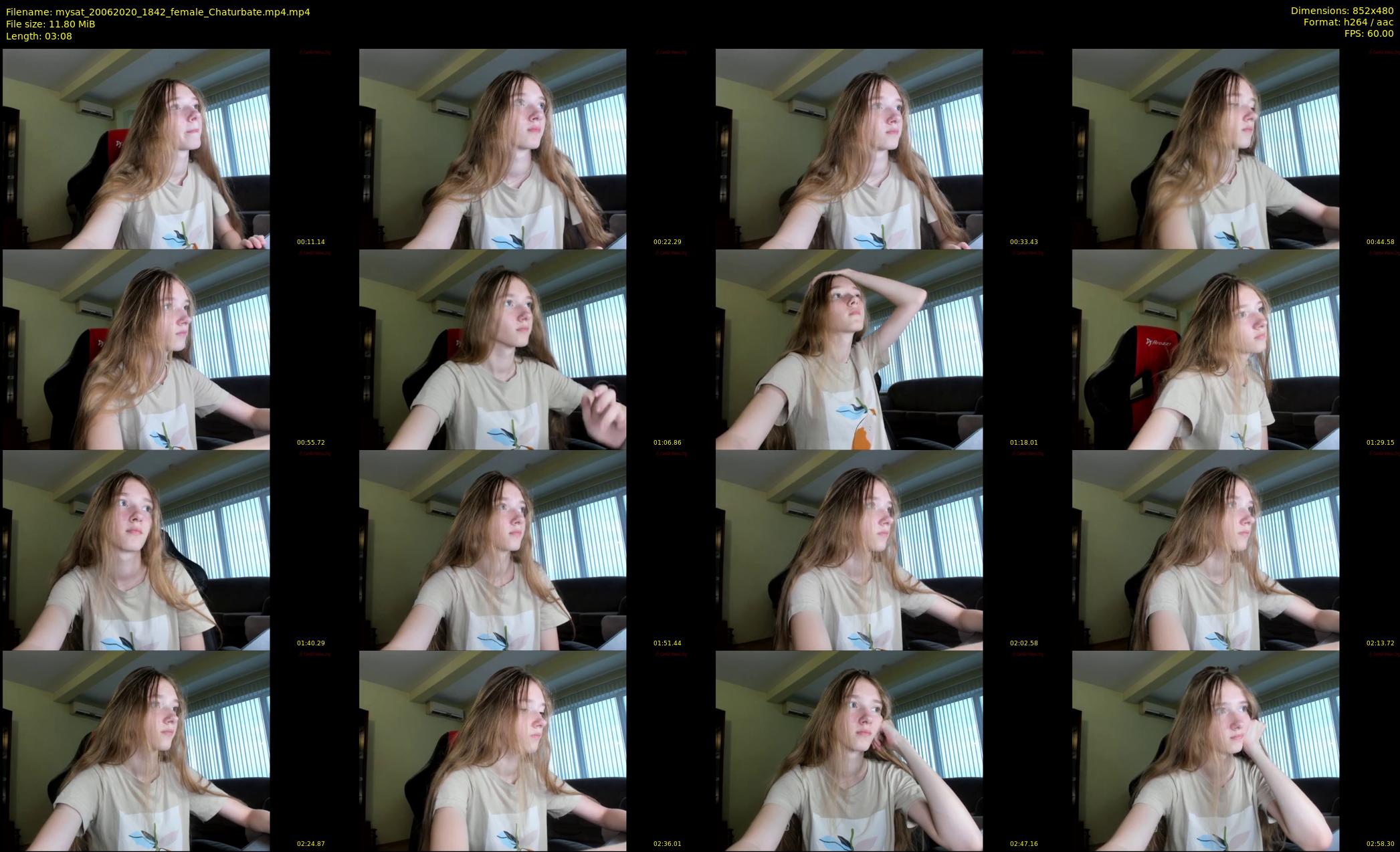 mysat — 4 minute Chaturbate female cam show recording, 480p, Jun 20, 2020