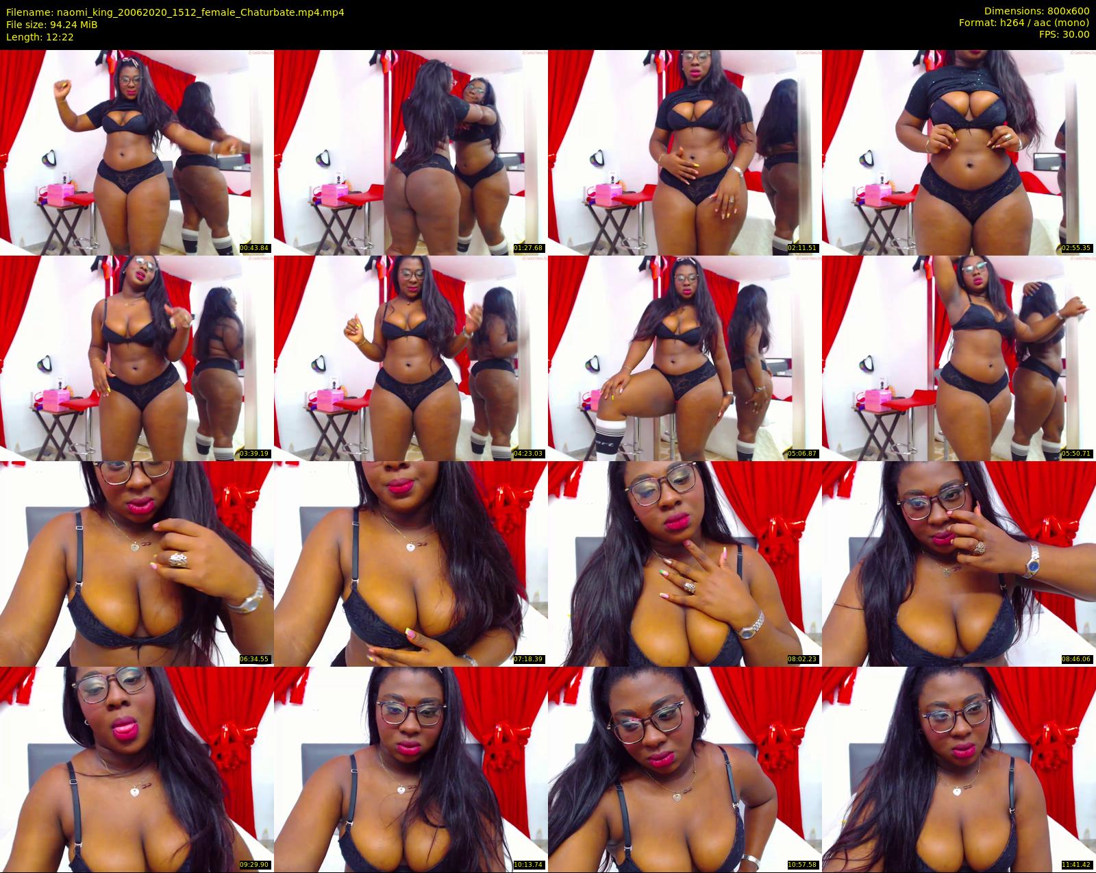 naomi_king — 13 minute Chaturbate female cam show recording, 480p, Jun 20, 2020