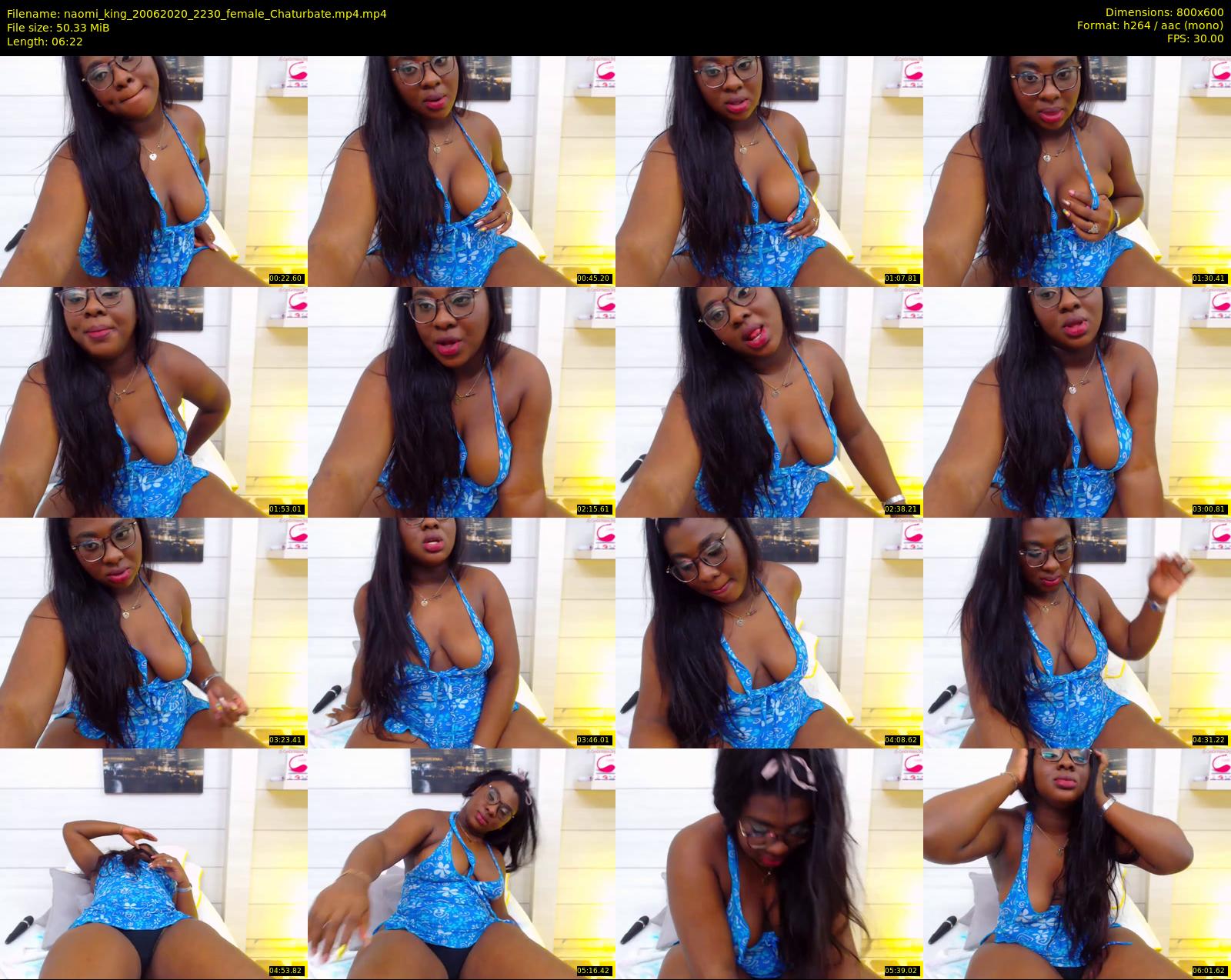 naomi_king — 7 minute Chaturbate female cam show recording, 480p, Jun 20, 2020