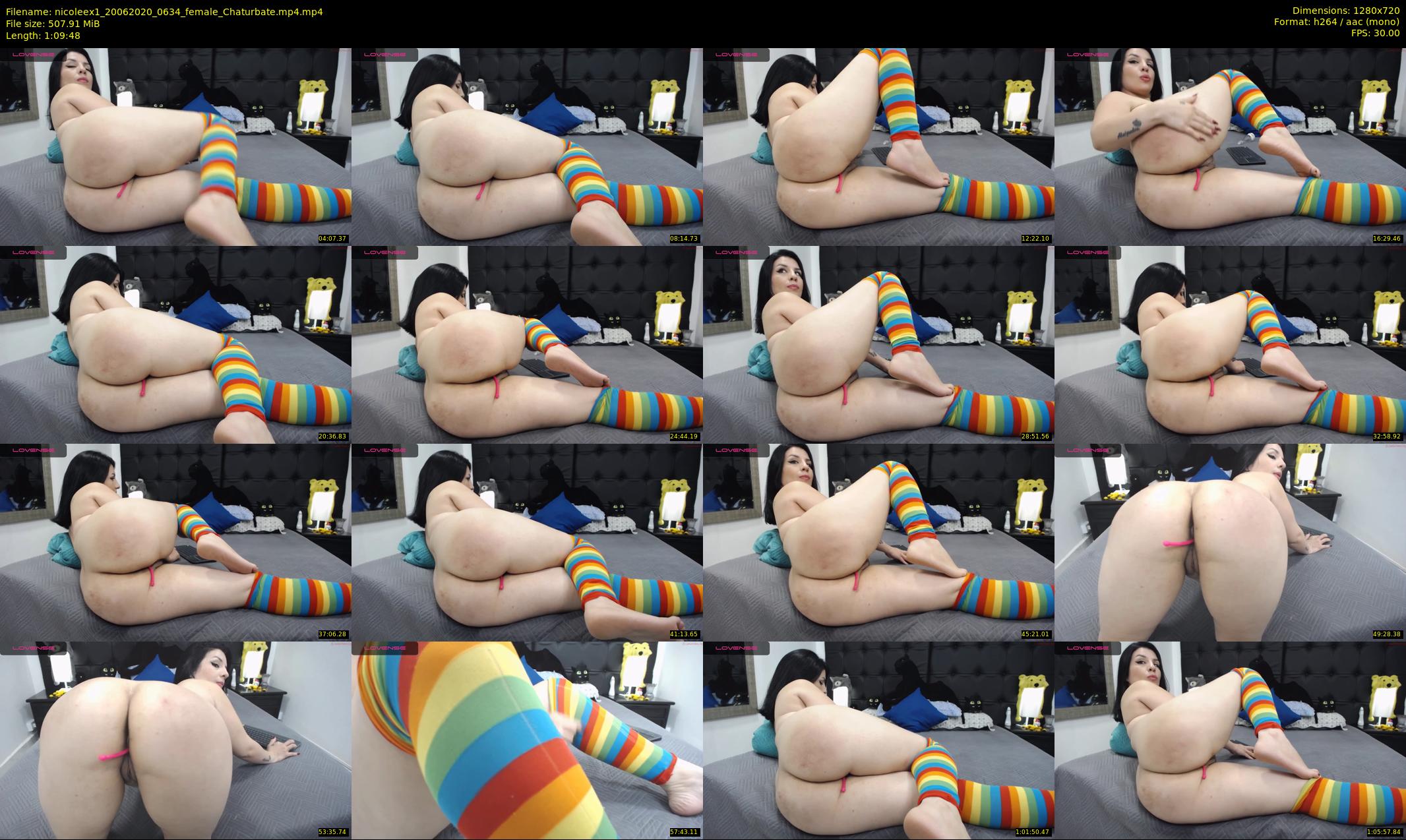 nicoleex1 — 70 minute Chaturbate female cam show recording, 720p, Jun 20, 2020