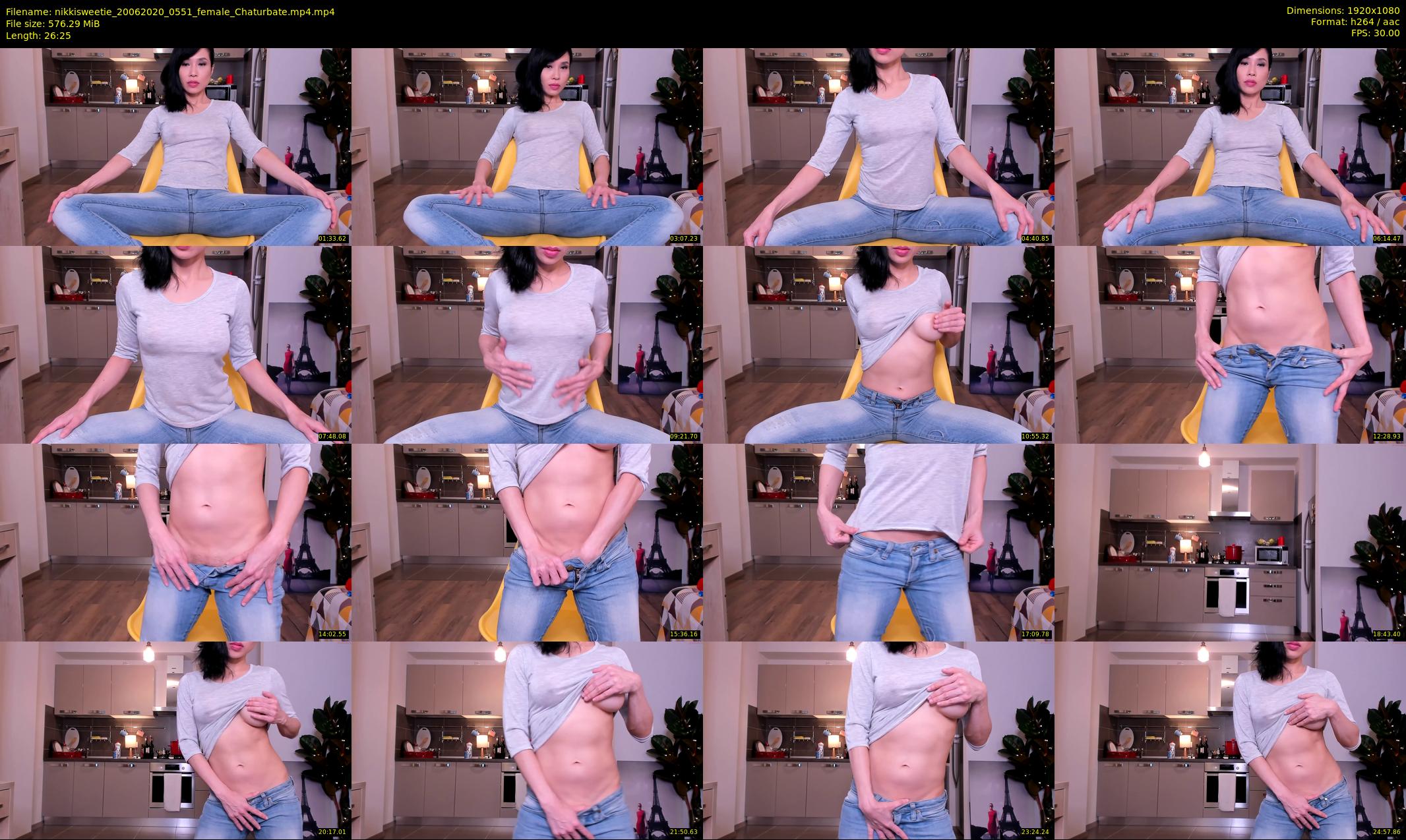 nikkisweetie — 27 minute Chaturbate female cam show recording, 1080p, Jun 20, 2020