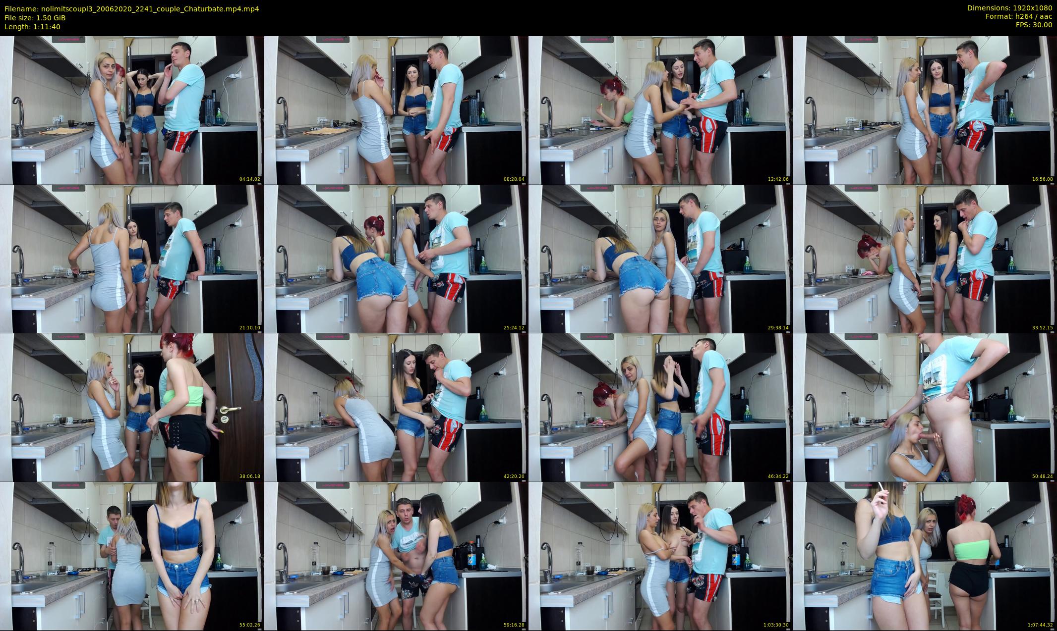 nolimitscoupl3 — 72 minute Chaturbate couple cam show recording, 1080p, Jun 20, 2020