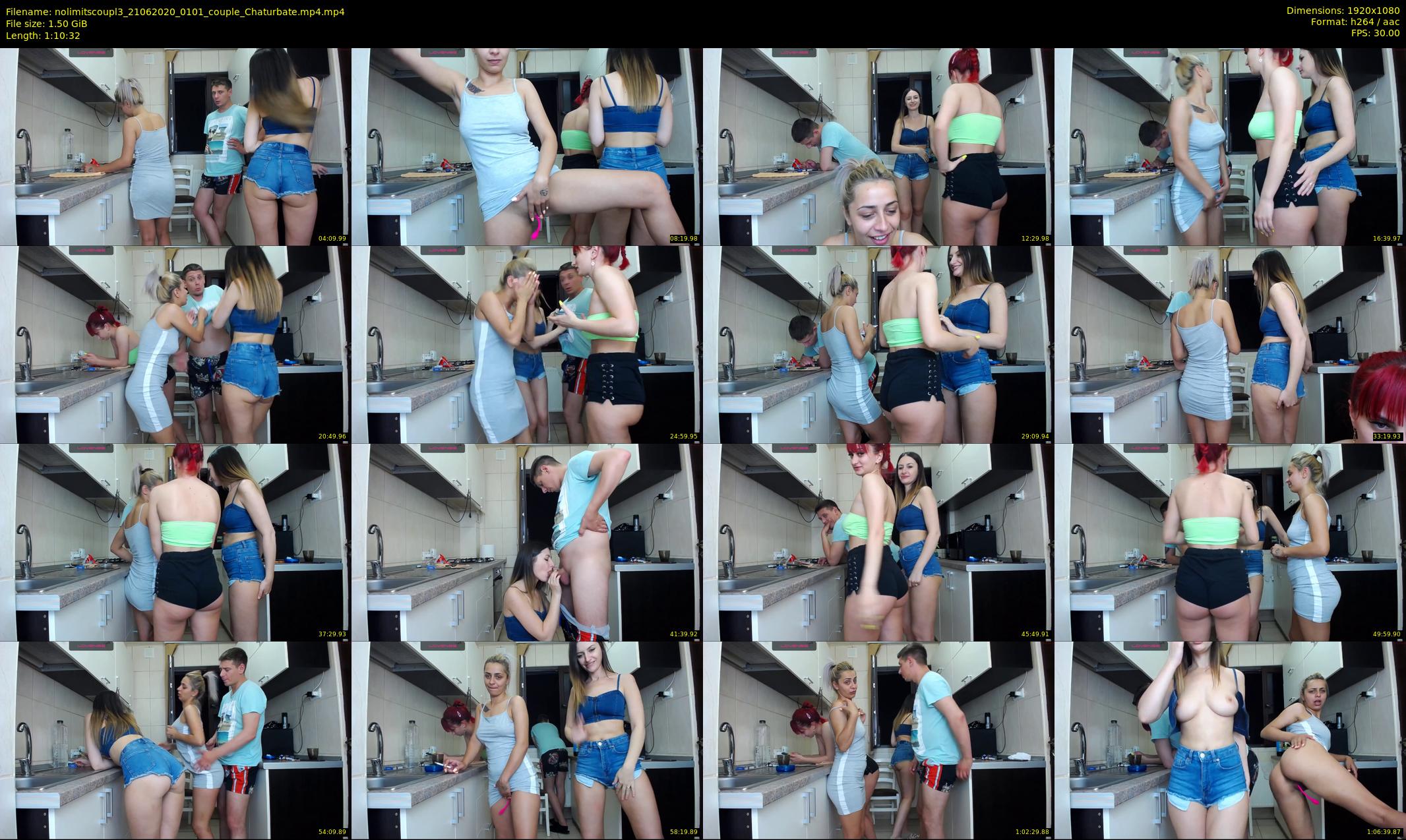 nolimitscoupl3 — 71 minute Chaturbate couple cam show recording, 1080p, Jun 21, 2020