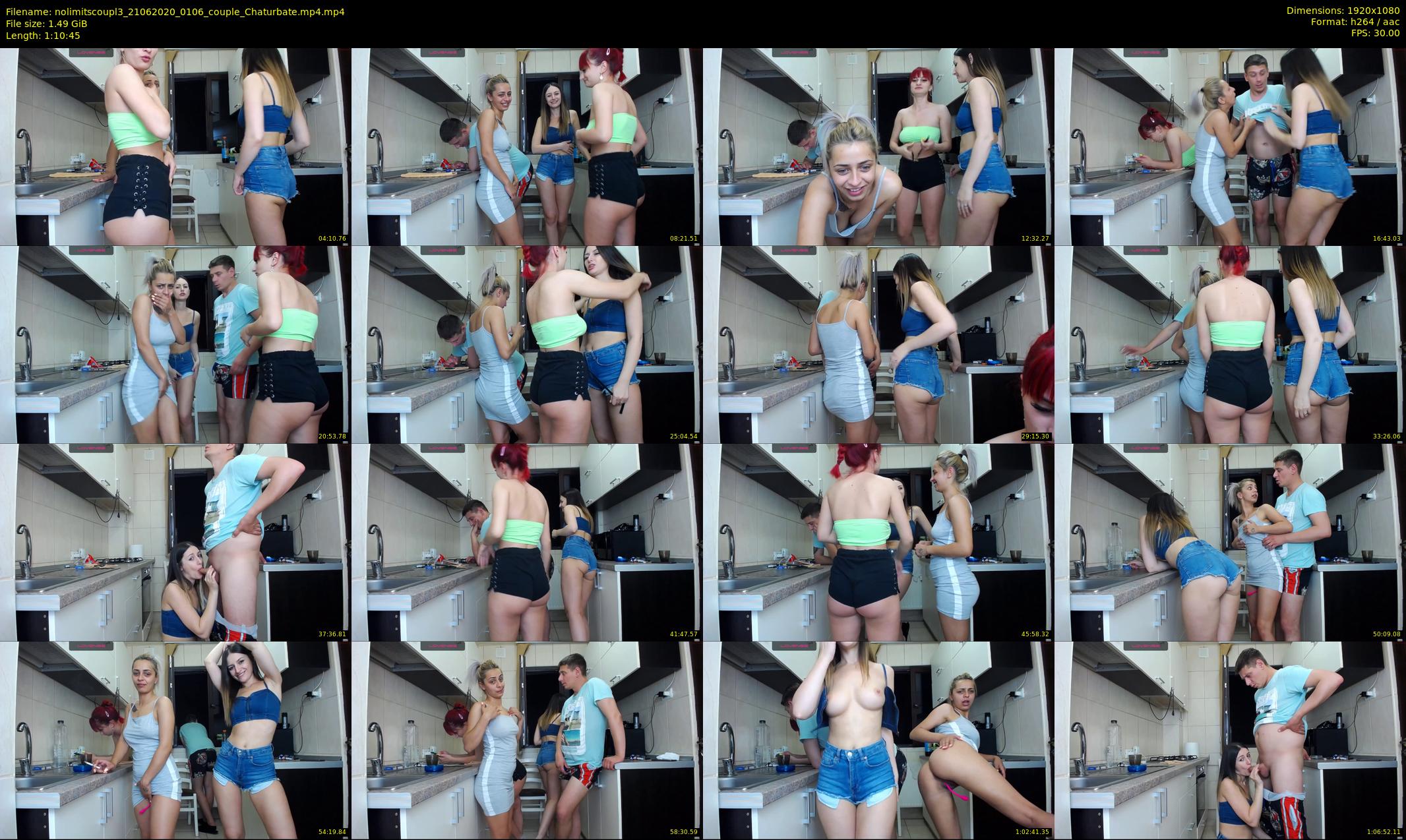 nolimitscoupl3 — 71 minute Chaturbate couple cam show recording, 1080p, Jun 21, 2020