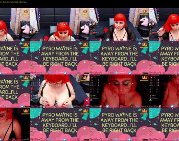 pyrowayne — 51 minute Chaturbate female cam show recording, 720p, Jun 21, 2020