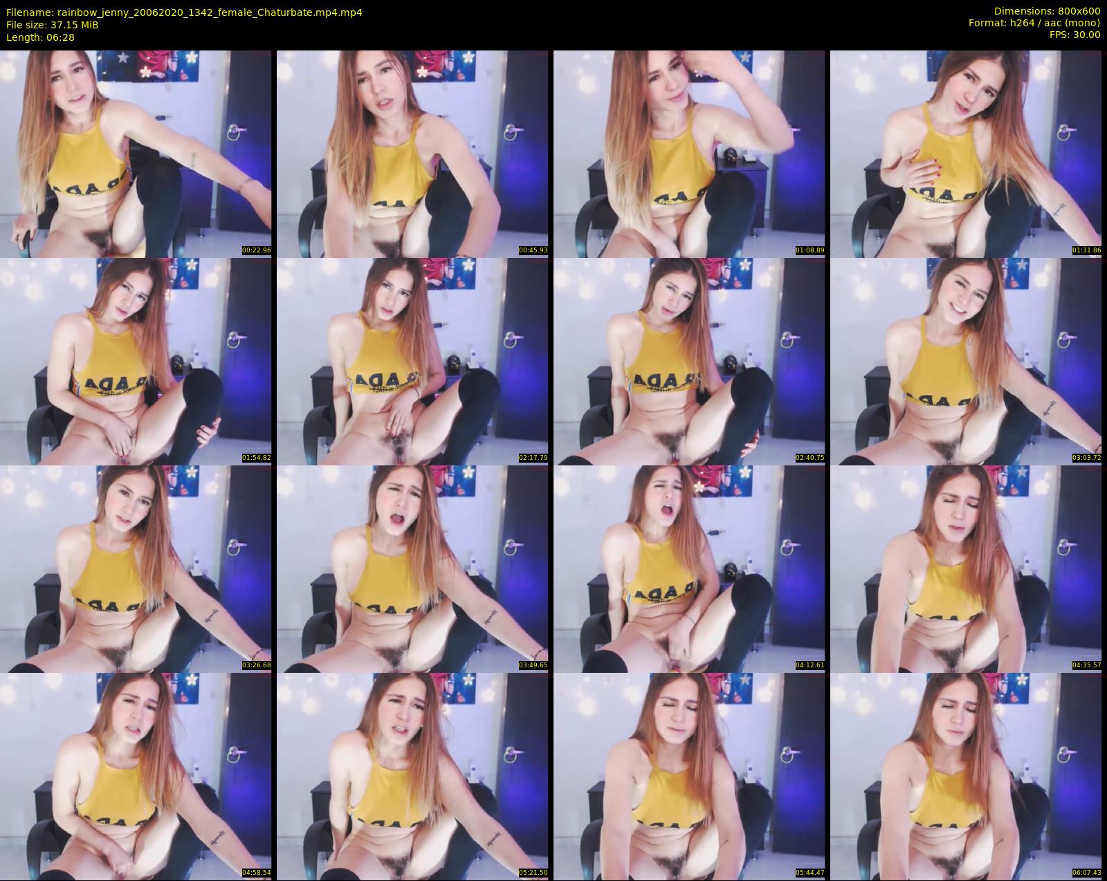 rainbow_jenny — 7 minute Chaturbate female cam show recording, 480p, Jun 20, 2020