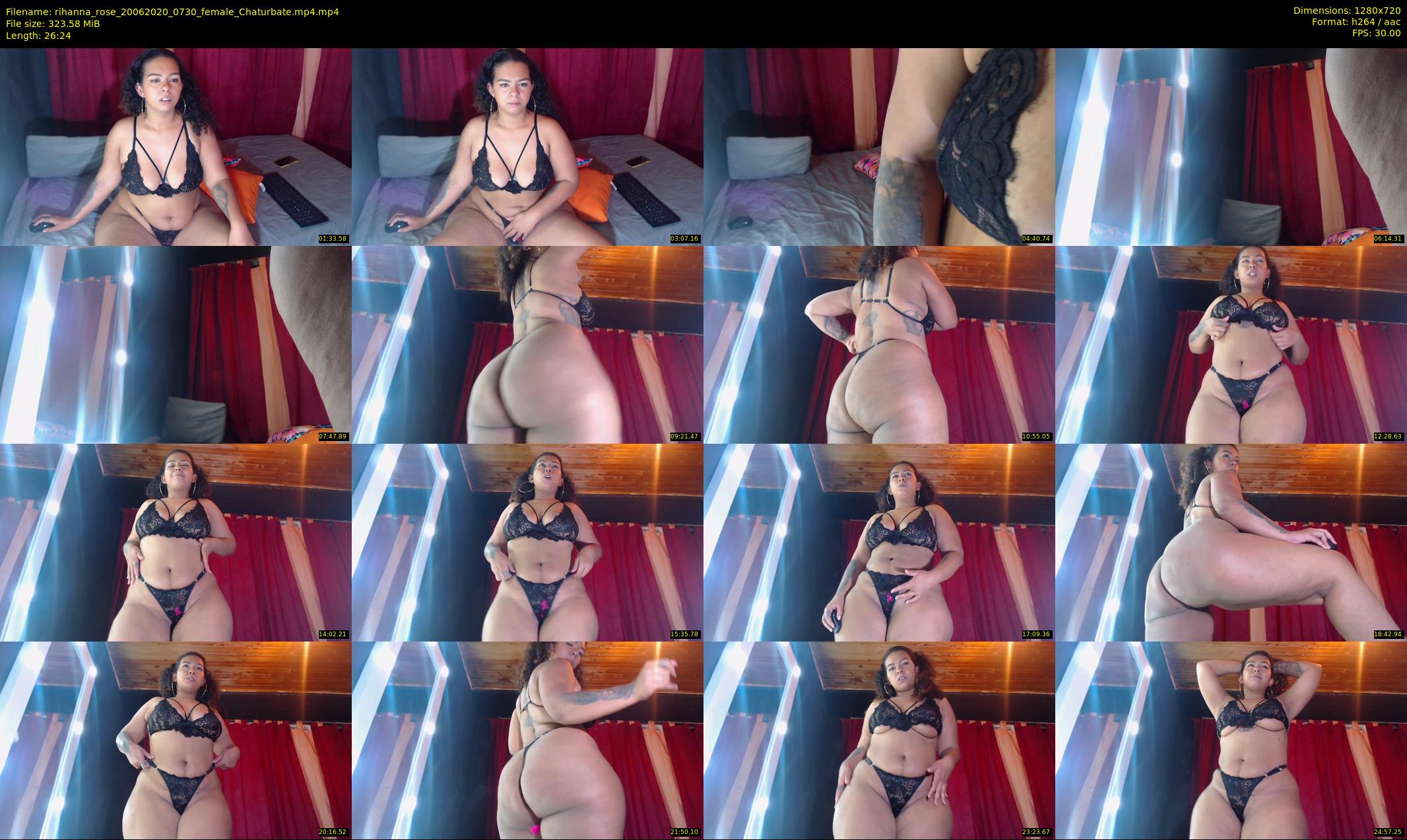 rihanna_rose — 27 minute Chaturbate female cam show recording, 720p, Jun 20, 2020