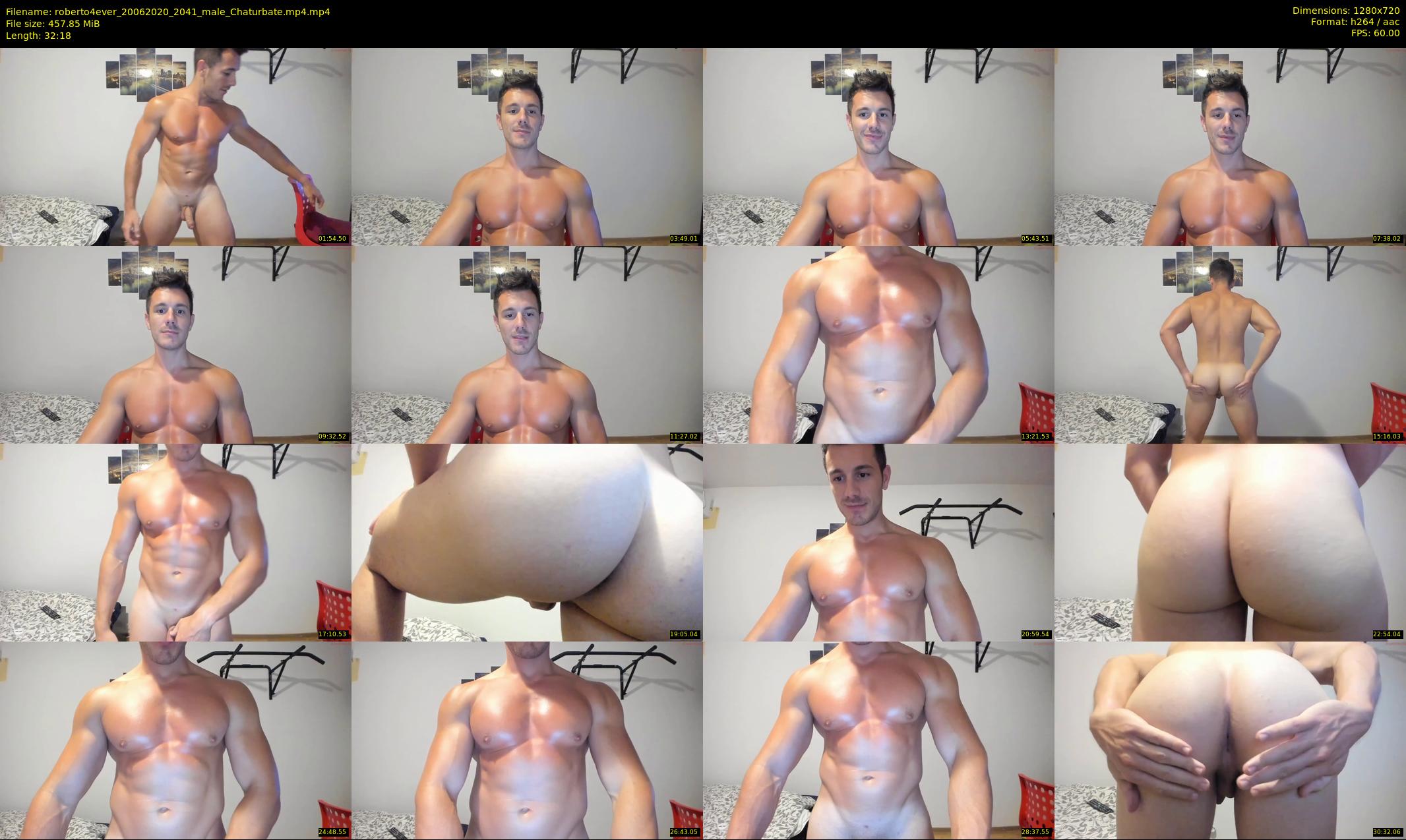 roberto4ever — 33 minute Chaturbate male cam show recording, 720p, Jun 20, 2020
