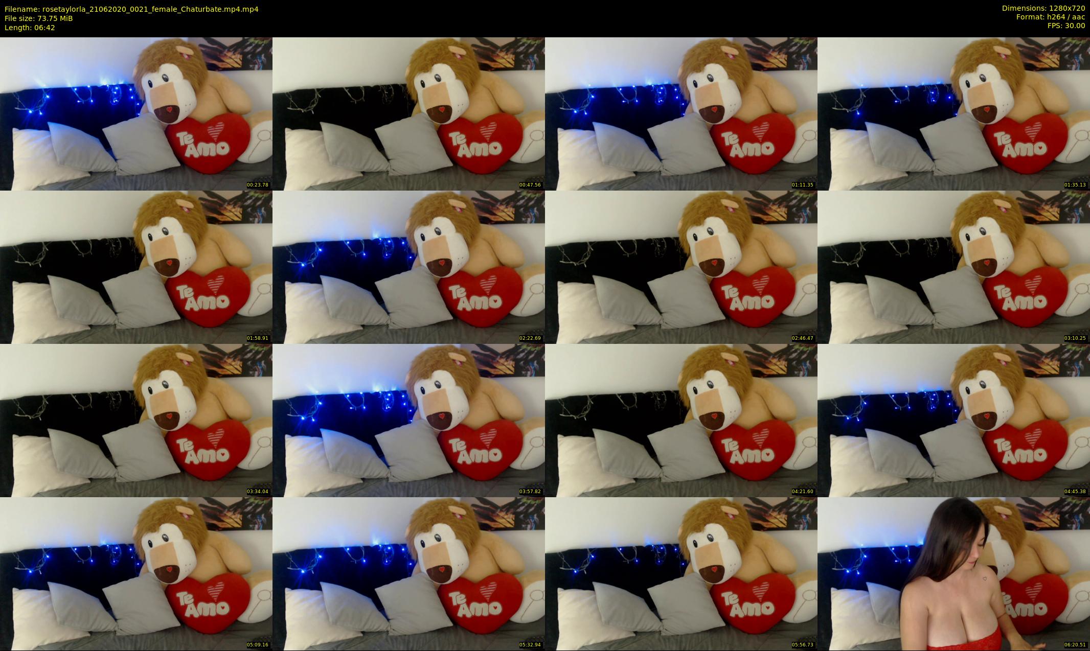 rosetaylorla — 7 minute Chaturbate female cam show recording, 720p, Jun 21, 2020