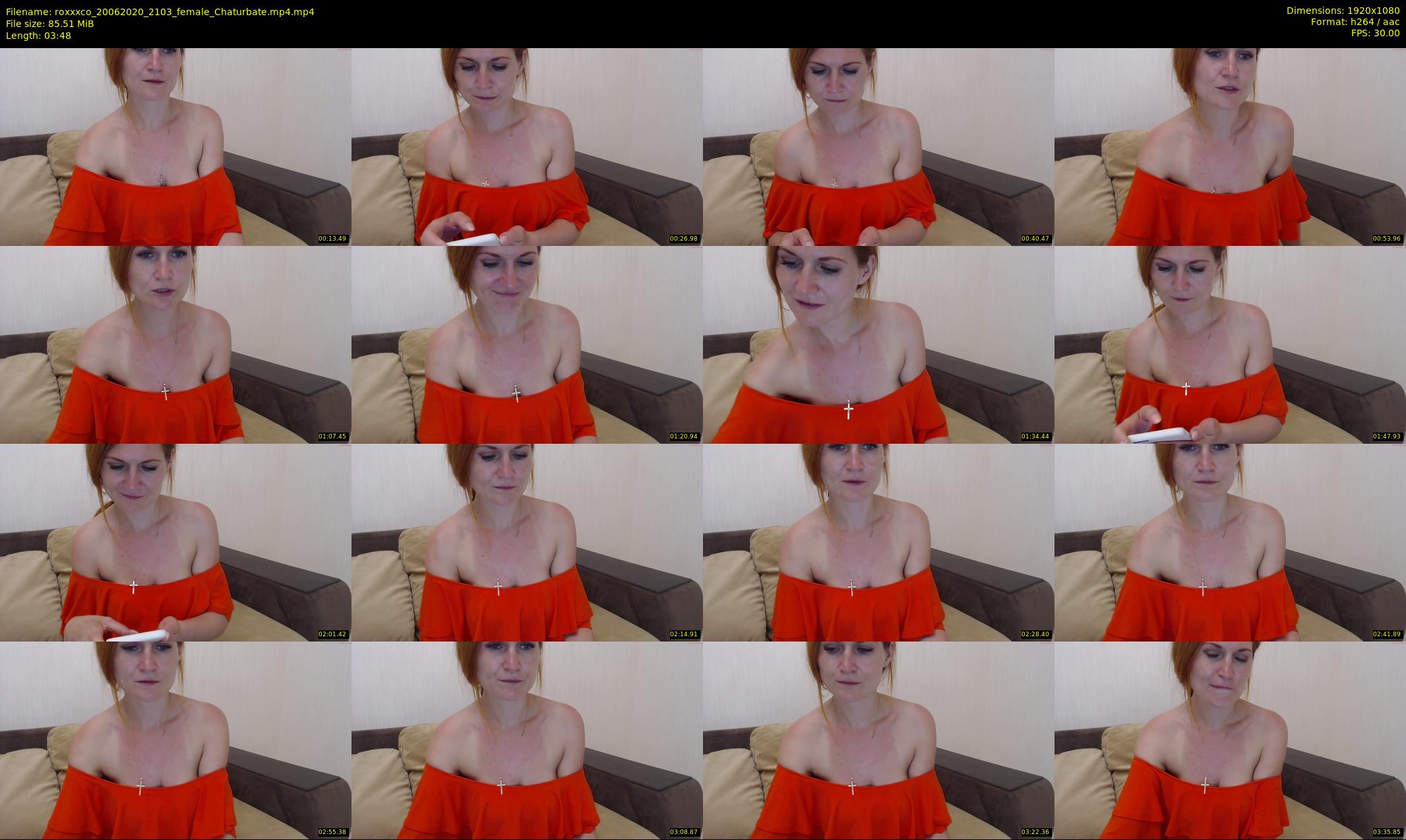 roxxxco — 4 minute Chaturbate female cam show recording, 1080p, Jun 20, 2020