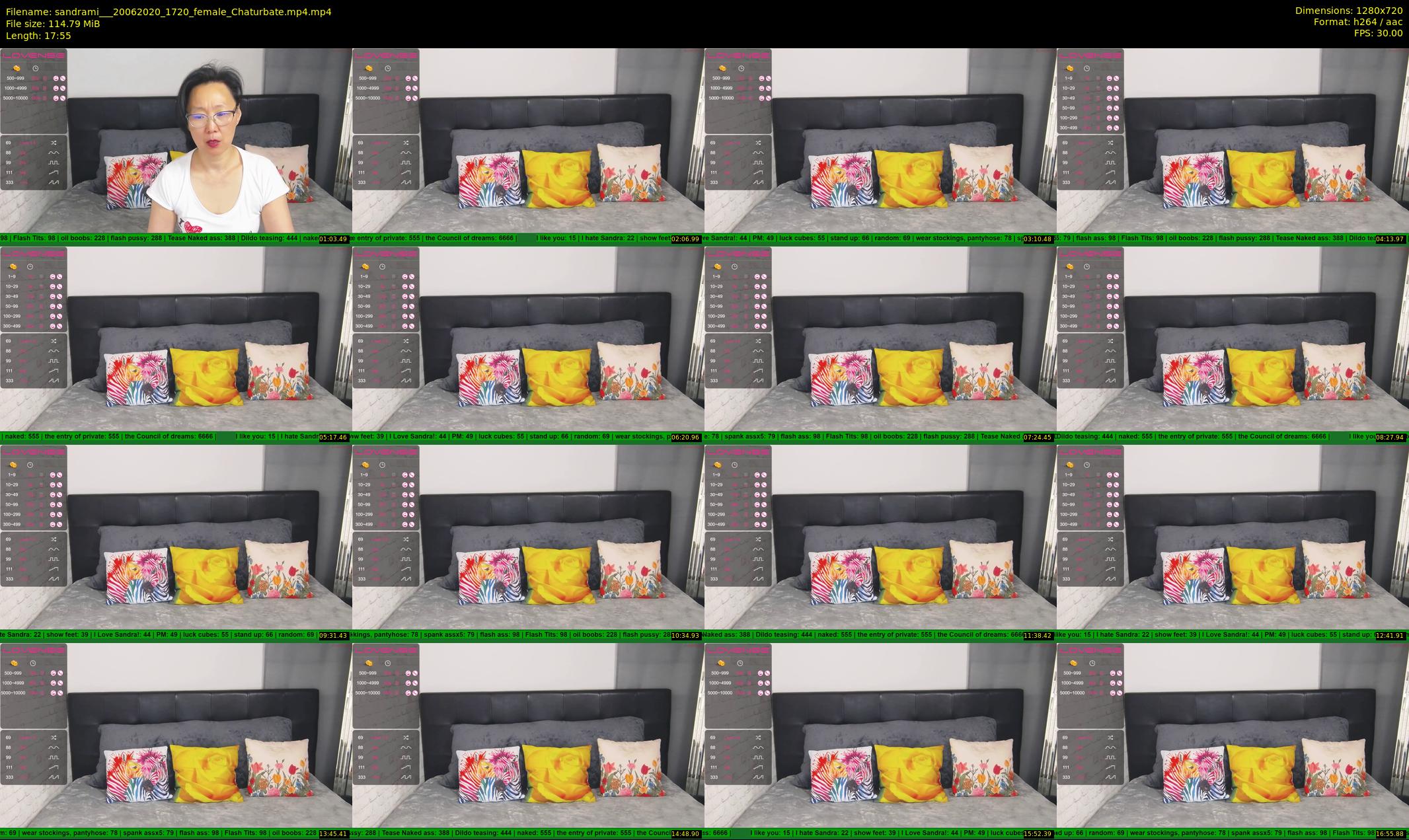 sandrami__ — 18 minute Chaturbate female cam show recording, 720p, Jun 20, 2020