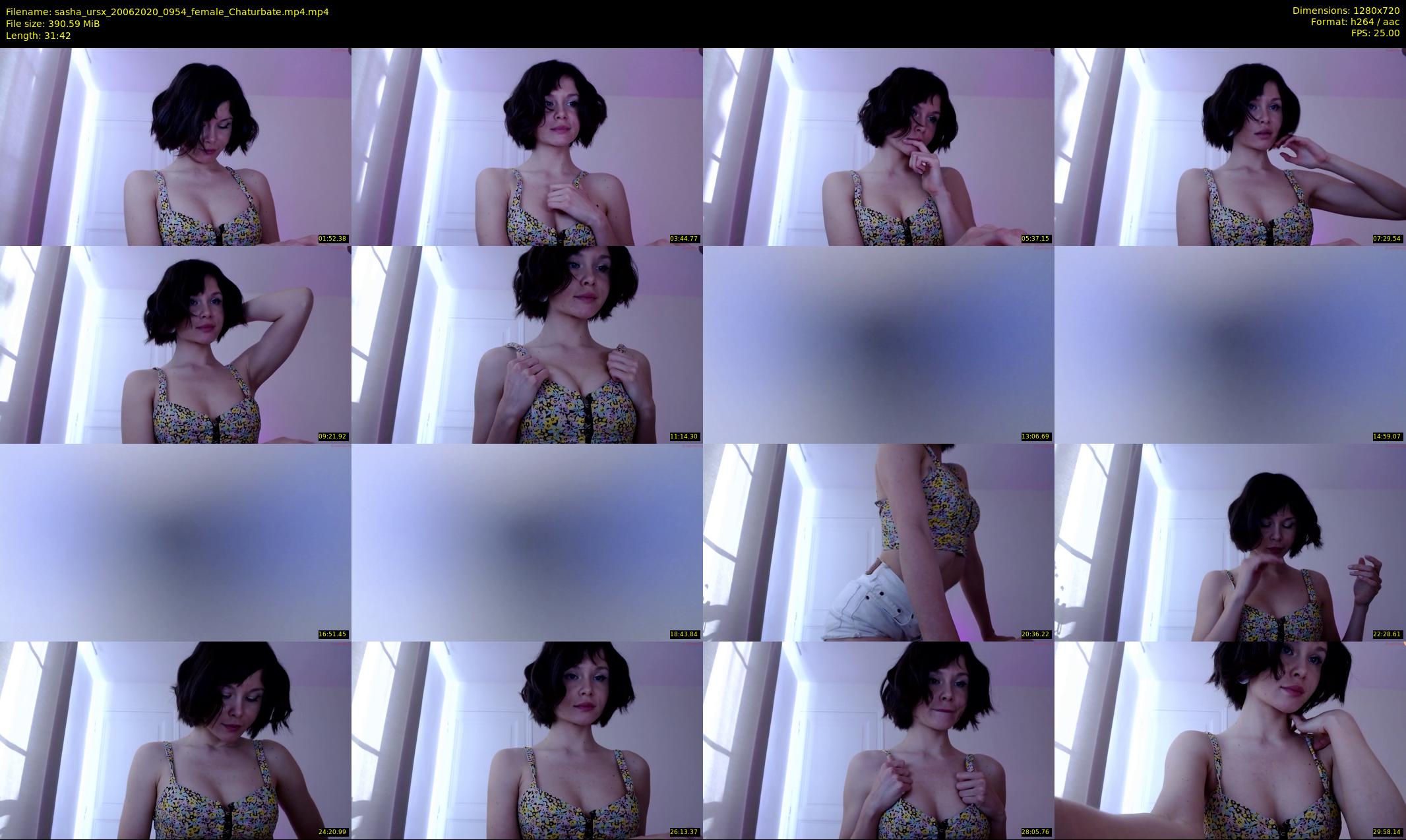 sasha_ursx — 32 minute Chaturbate female cam show recording, 720p, Jun 20, 2020