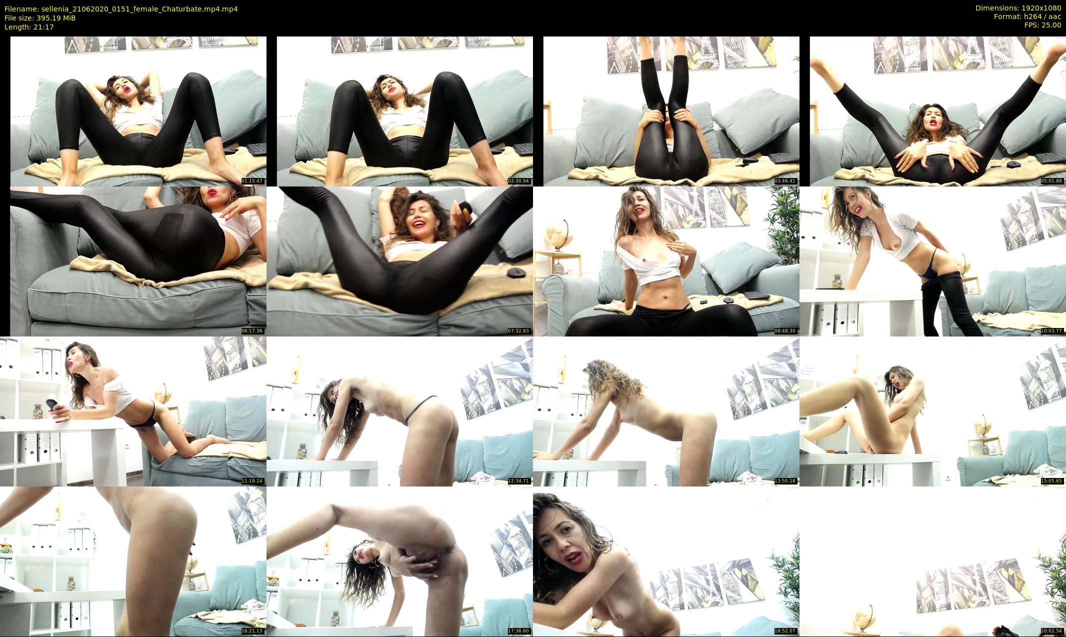 sellenia — 22 minute Chaturbate female cam show recording, 1080p, Jun 21, 2020