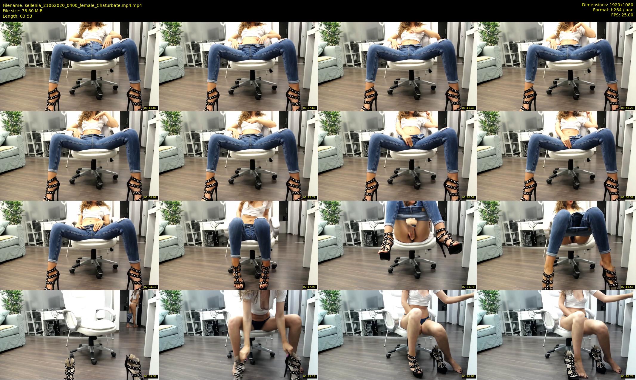 sellenia — 4 minute Chaturbate female cam show recording, 1080p, Jun 21, 2020