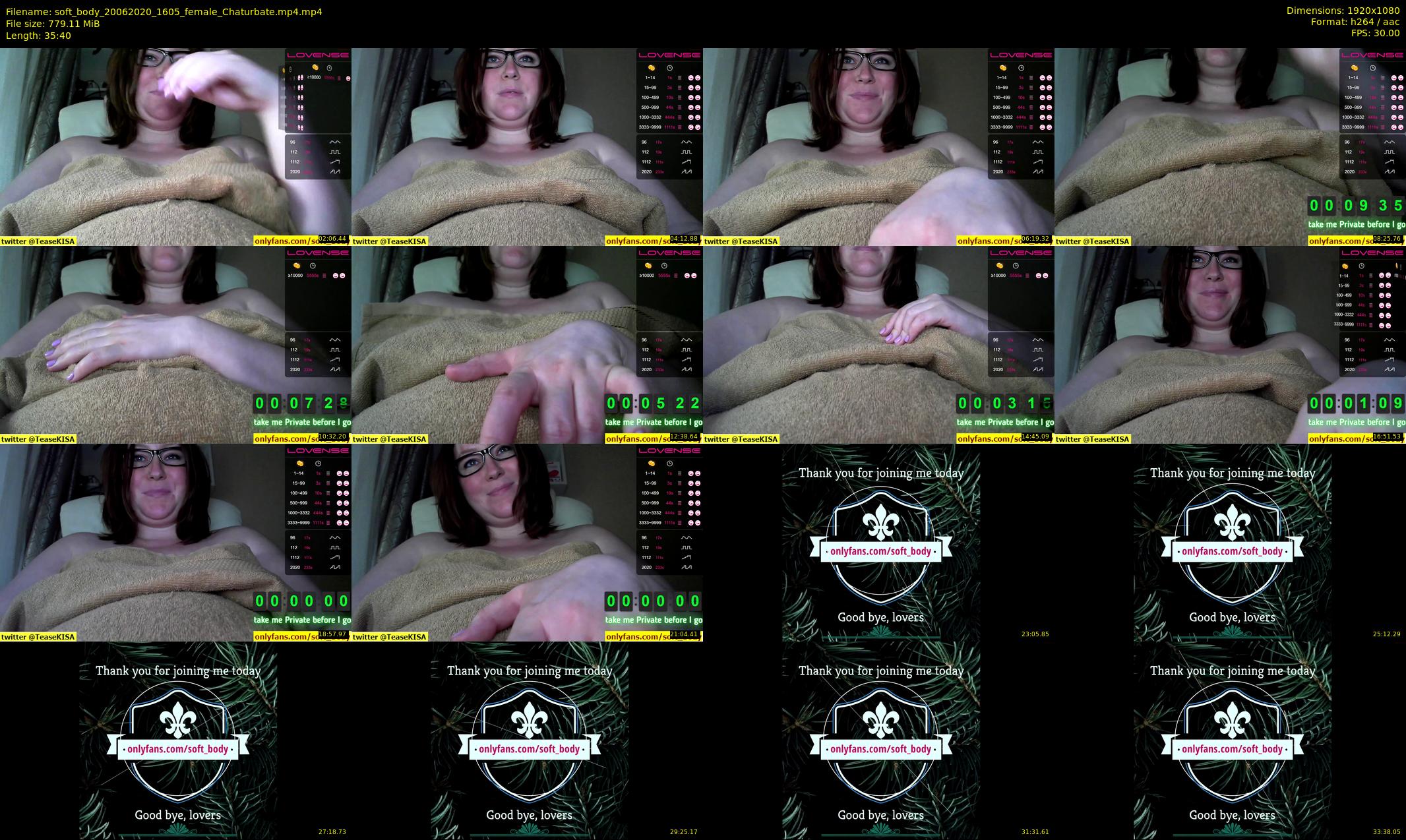 soft_body — 36 minute Chaturbate female cam show recording, 1080p, Jun 20, 2020