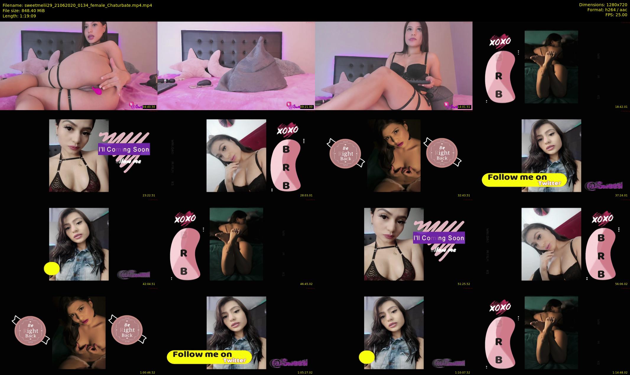 sweetmelii29 — 80 minute Chaturbate female cam show recording, 720p, Jun 21, 2020