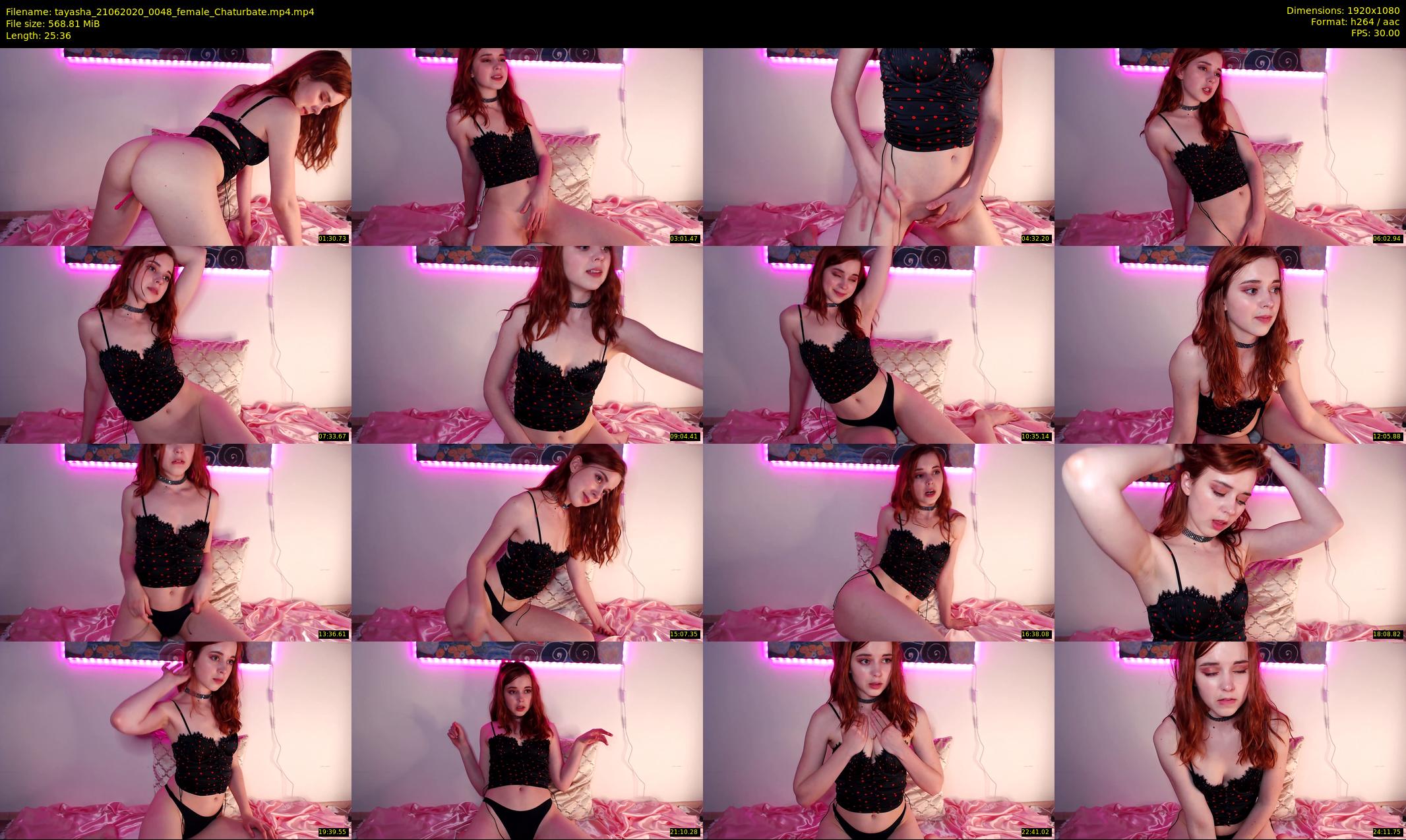 tayasha — 26 minute Chaturbate female cam show recording, 1080p, Jun 21, 2020
