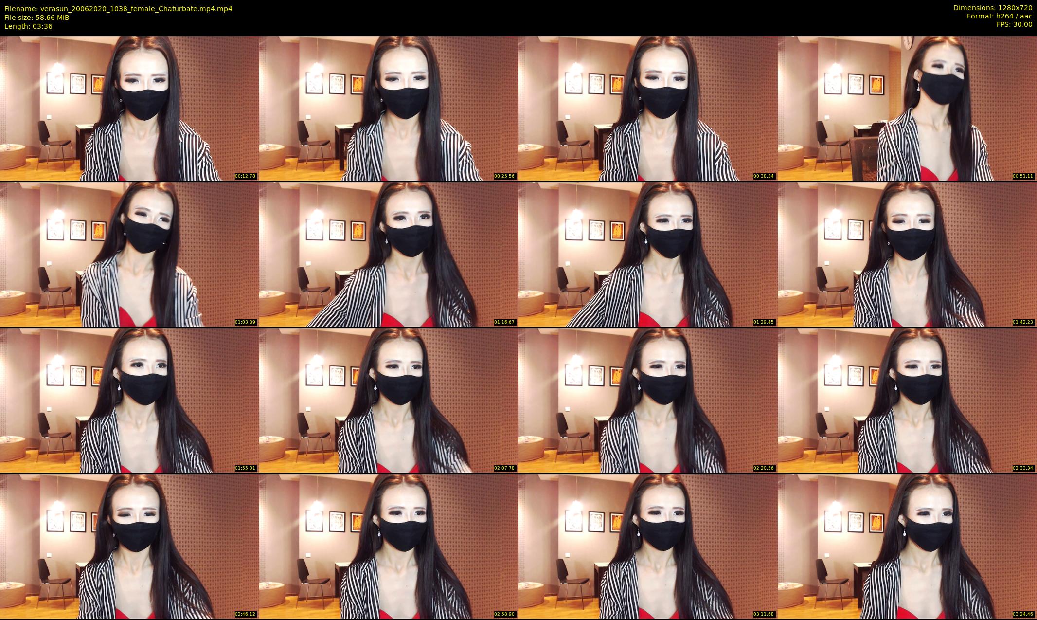 verasun — 4 minute Chaturbate female cam show recording, 720p, Jun 20, 2020