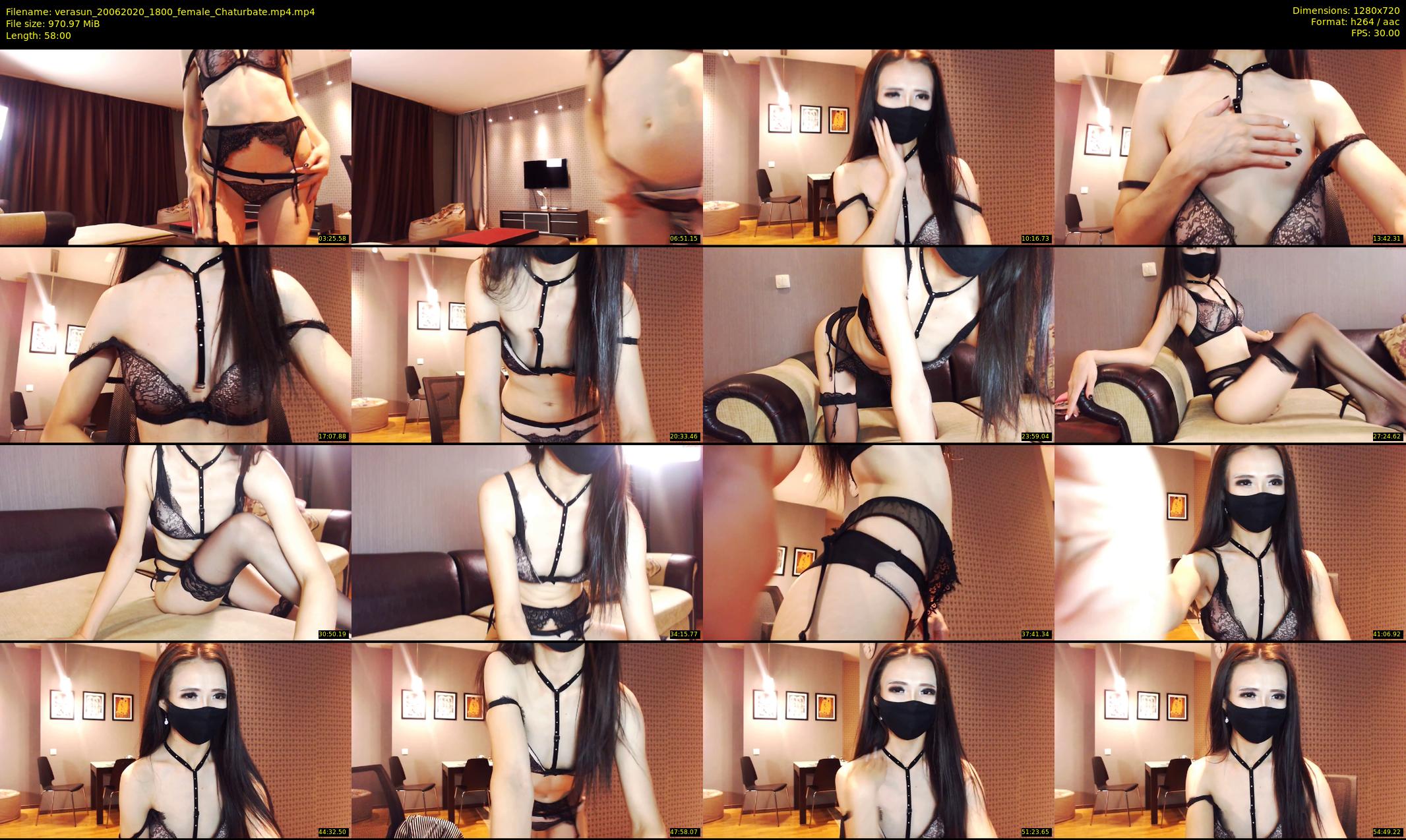 verasun — 58 minute Chaturbate female cam show recording, 720p, Jun 20, 2020