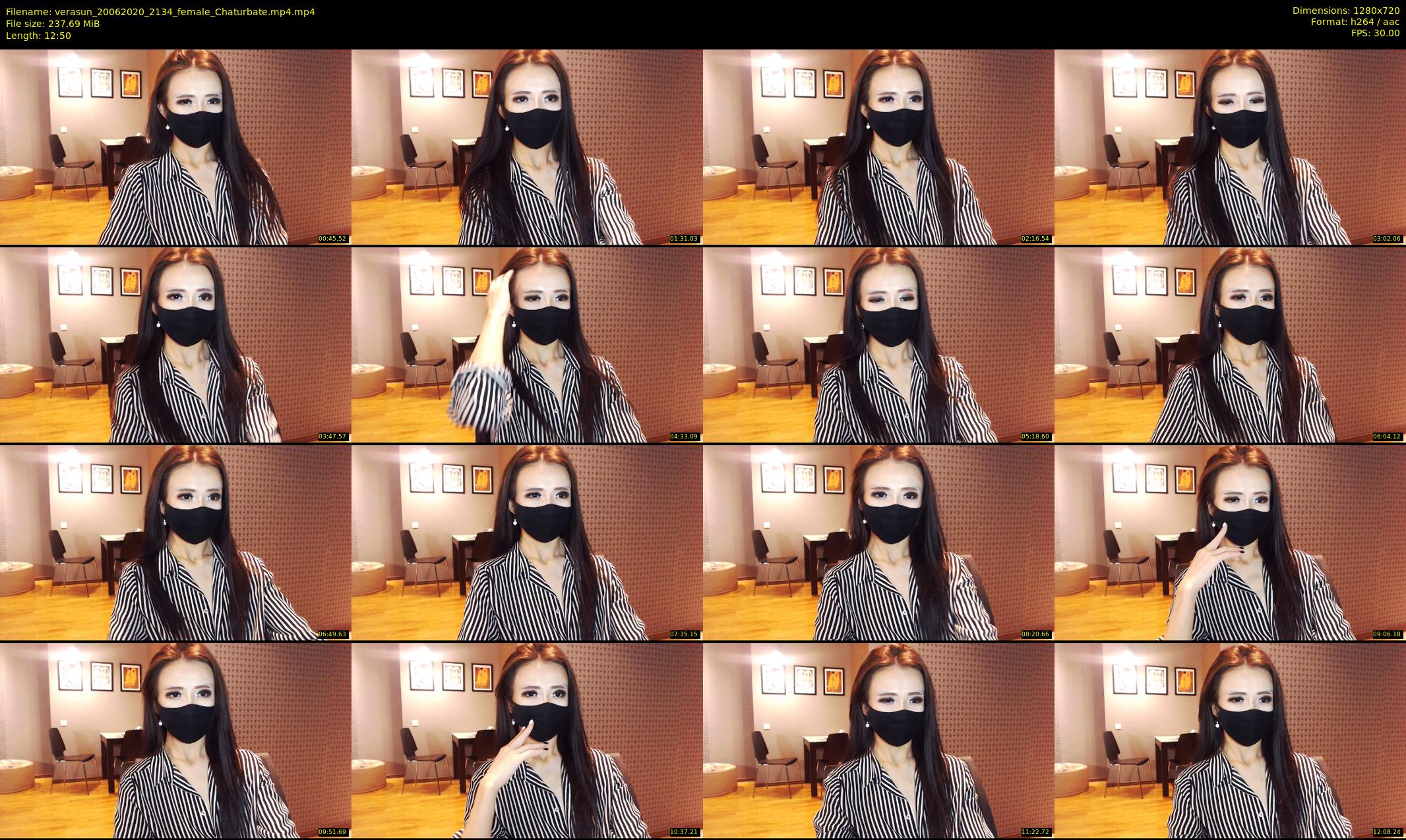 verasun — 13 minute Chaturbate female cam show recording, 720p, Jun 20, 2020