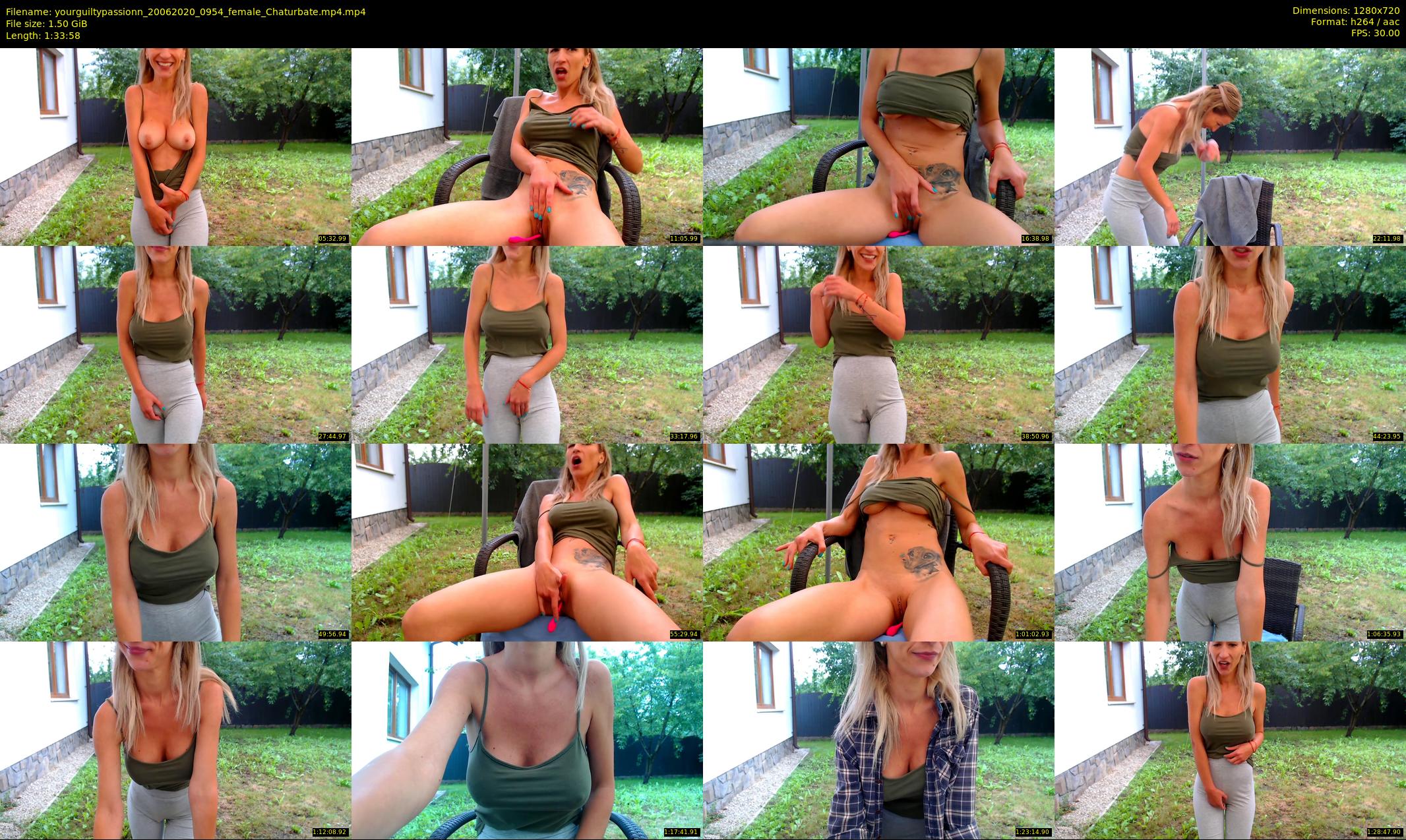 yourguiltypassionn — 94 minute Chaturbate female cam show recording, 720p, Jun 20, 2020