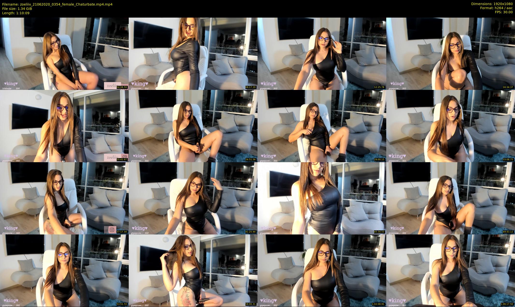 zoeliiv — 71 minute Chaturbate female cam show recording, 1080p, Jun 21, 2020