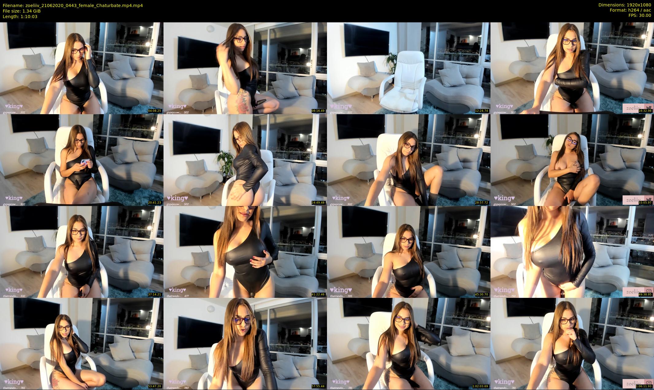 zoeliiv — 71 minute Chaturbate female cam show recording, 1080p, Jun 21, 2020