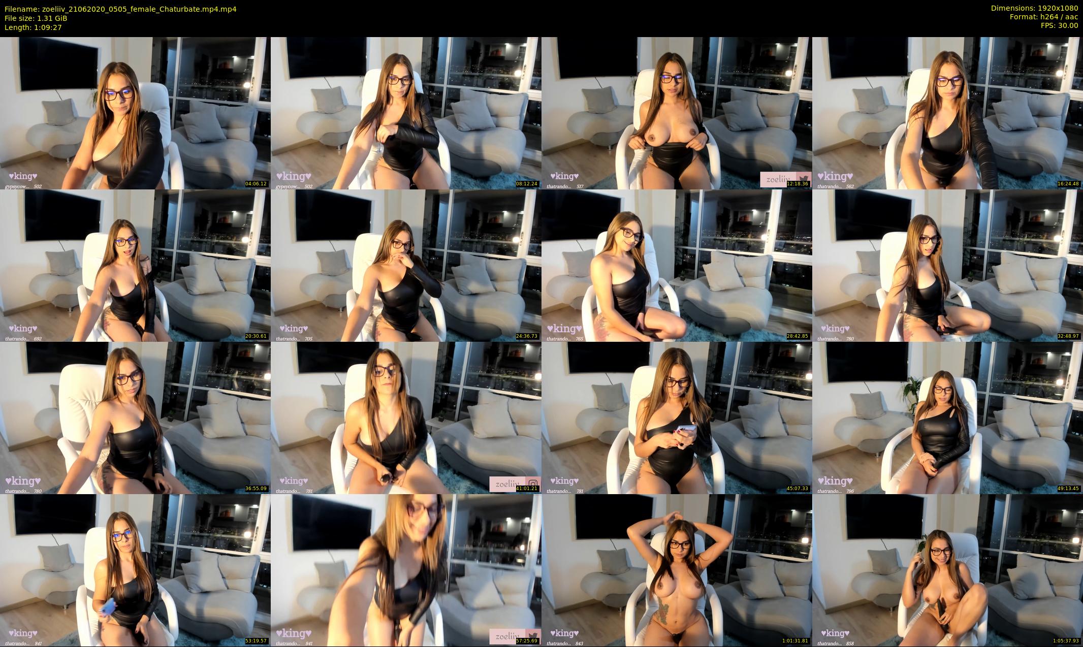 zoeliiv — 70 minute Chaturbate female cam show recording, 1080p, Jun 21, 2020