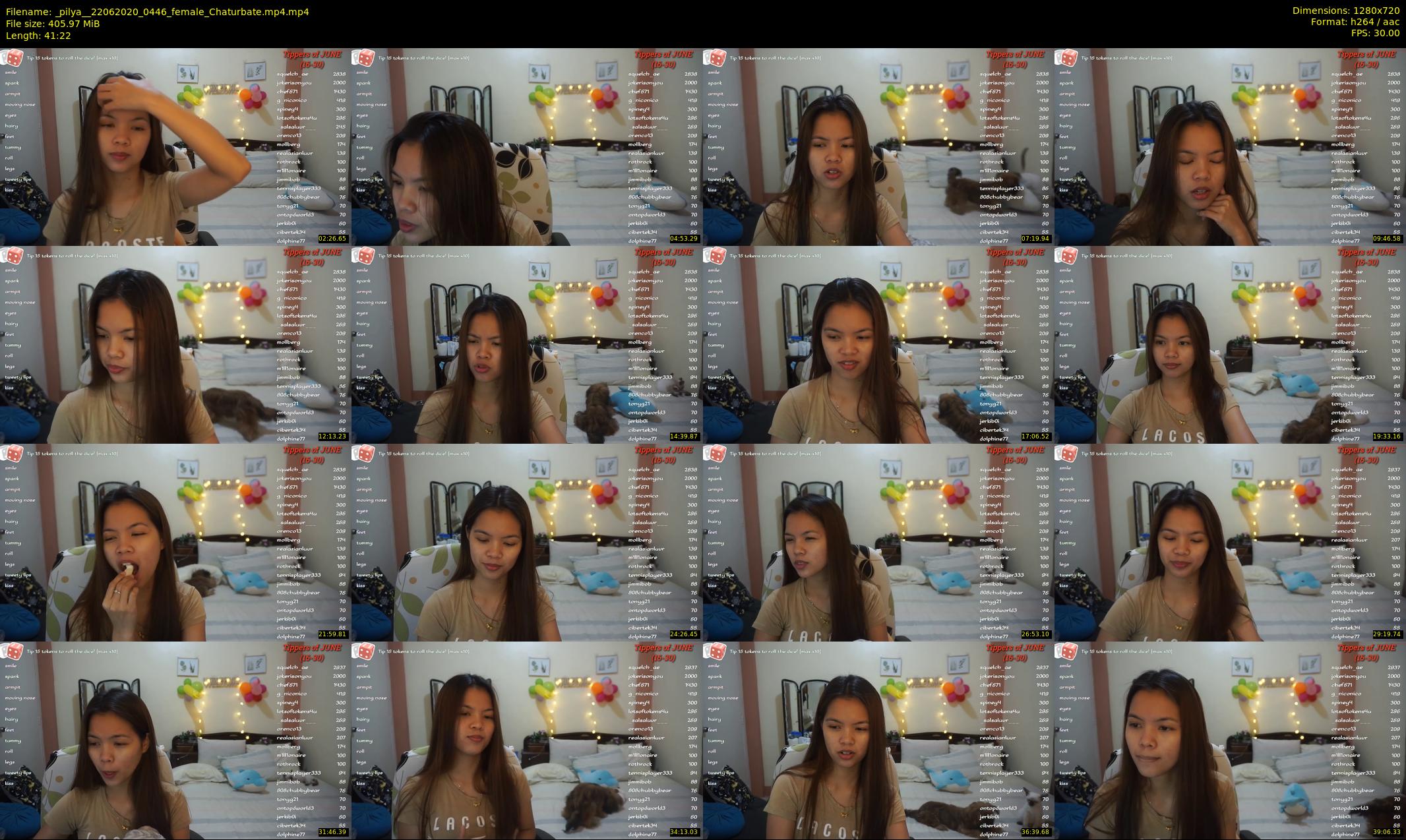 _pilya_ — 42 minute Chaturbate female cam show recording, 720p, Jun 22, 2020