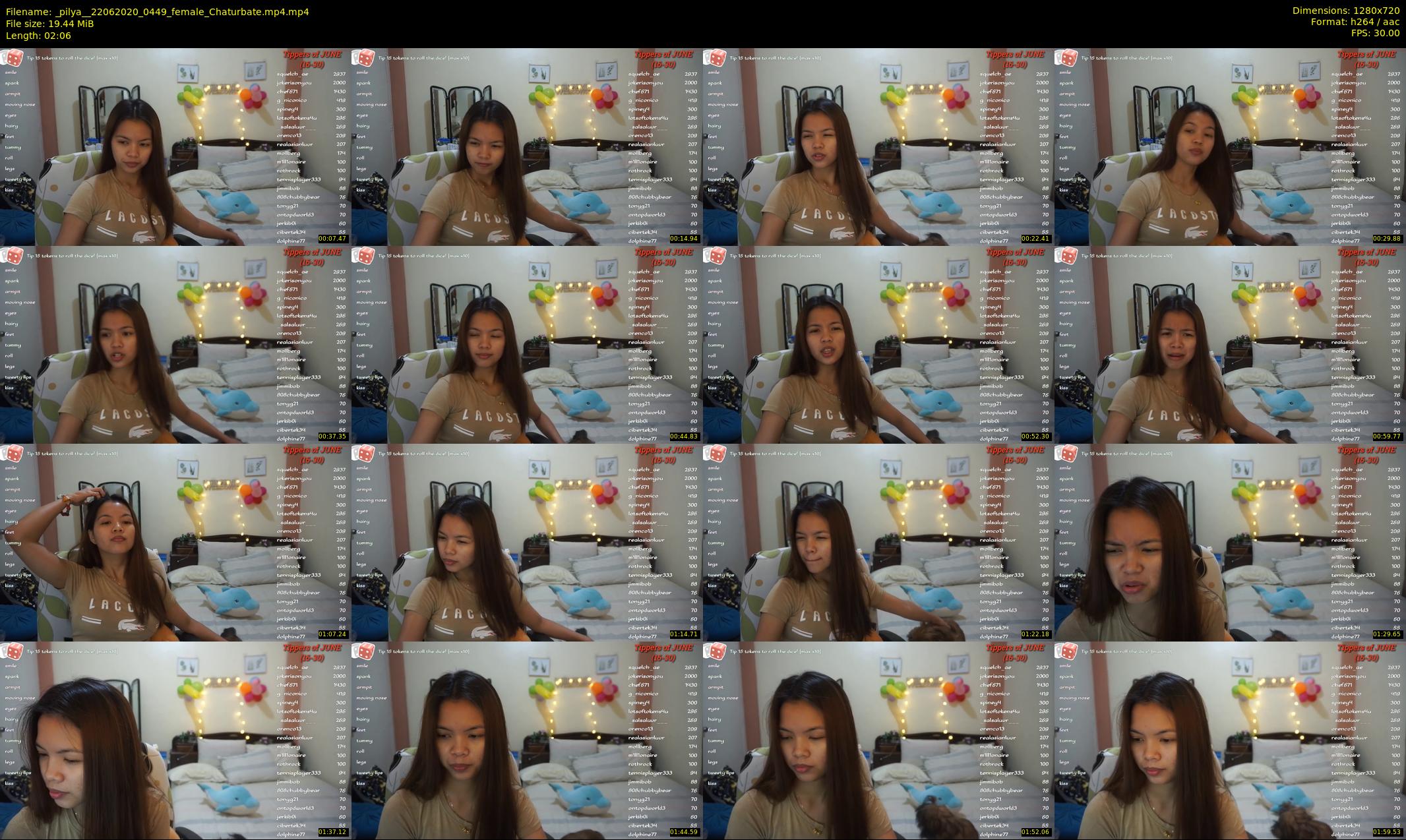 _pilya_ — 3 minute Chaturbate female cam show recording, 720p, Jun 22, 2020
