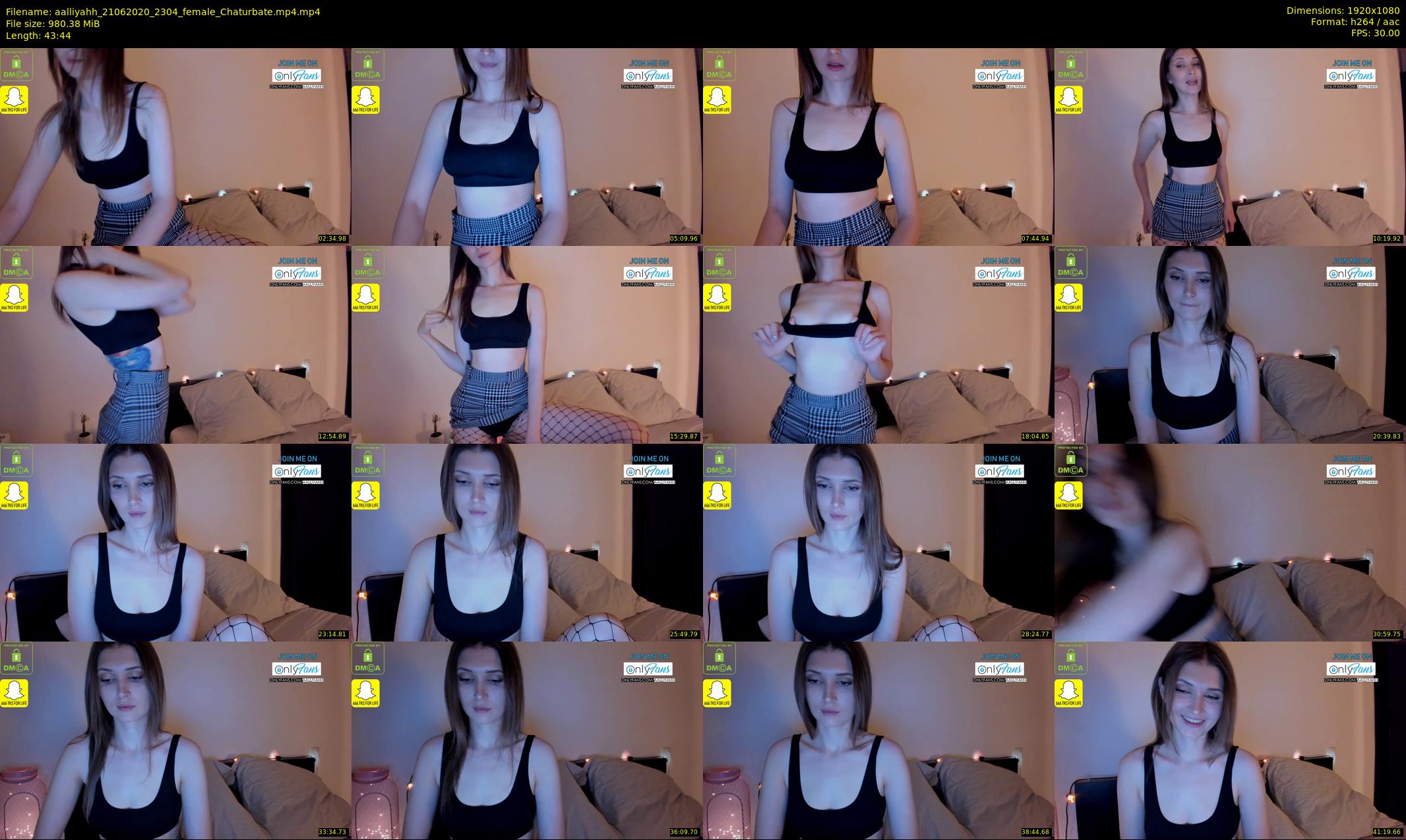aalliyahh — 44 minute Chaturbate female cam show recording, 1080p, Jun 21, 2020