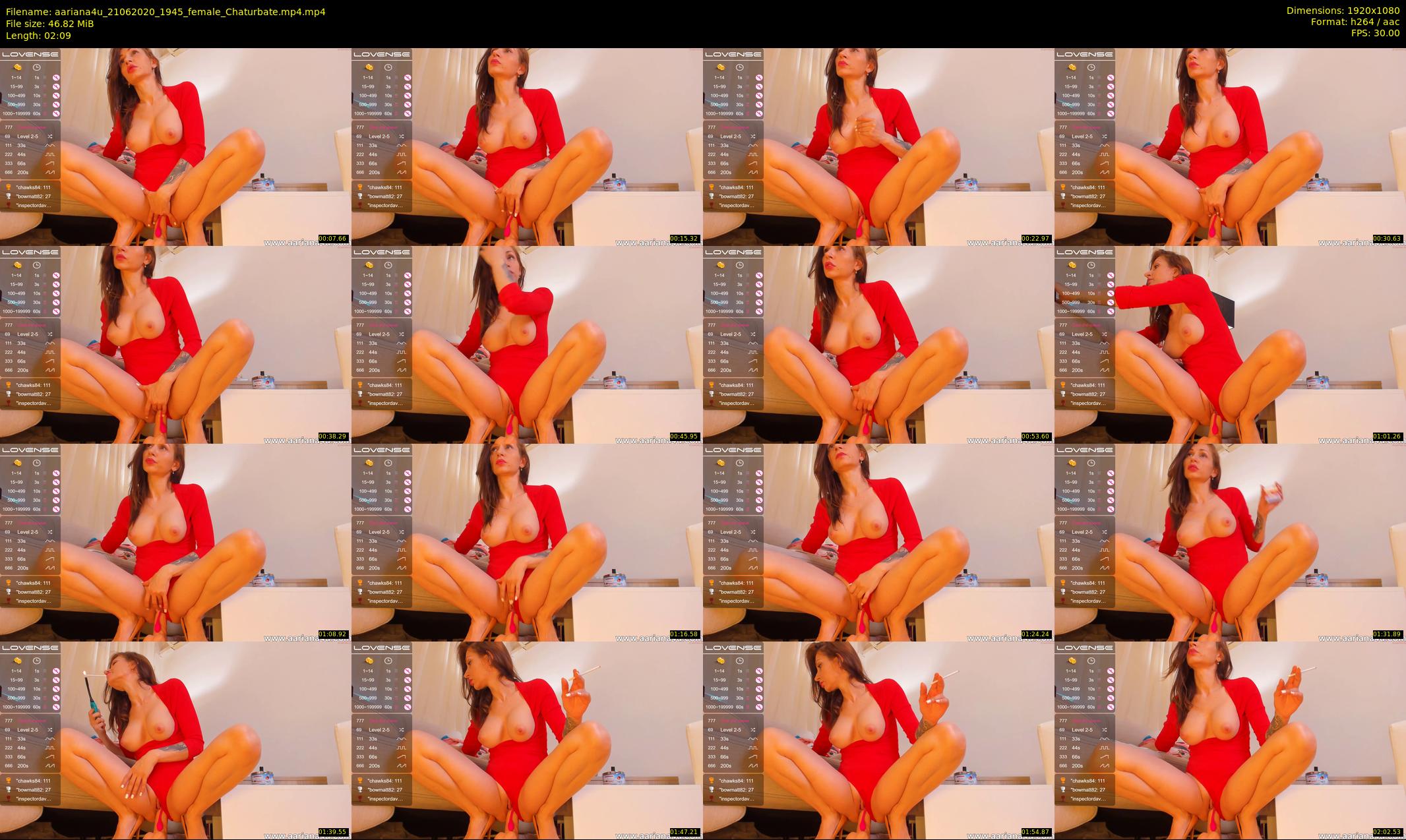 aariana4u — 3 minute Chaturbate female cam show recording, 1080p, Jun 21, 2020