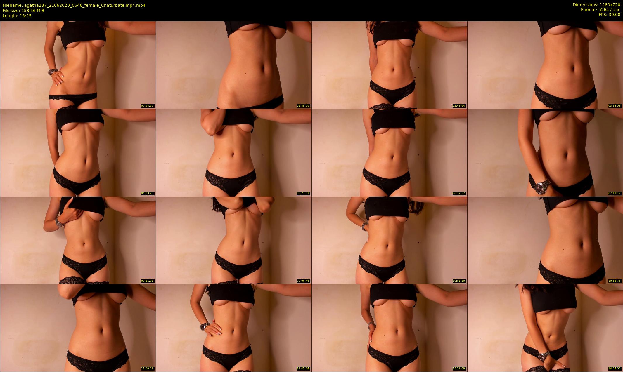 agatha137 — 16 minute Chaturbate female cam show recording, 720p, Jun 21, 2020