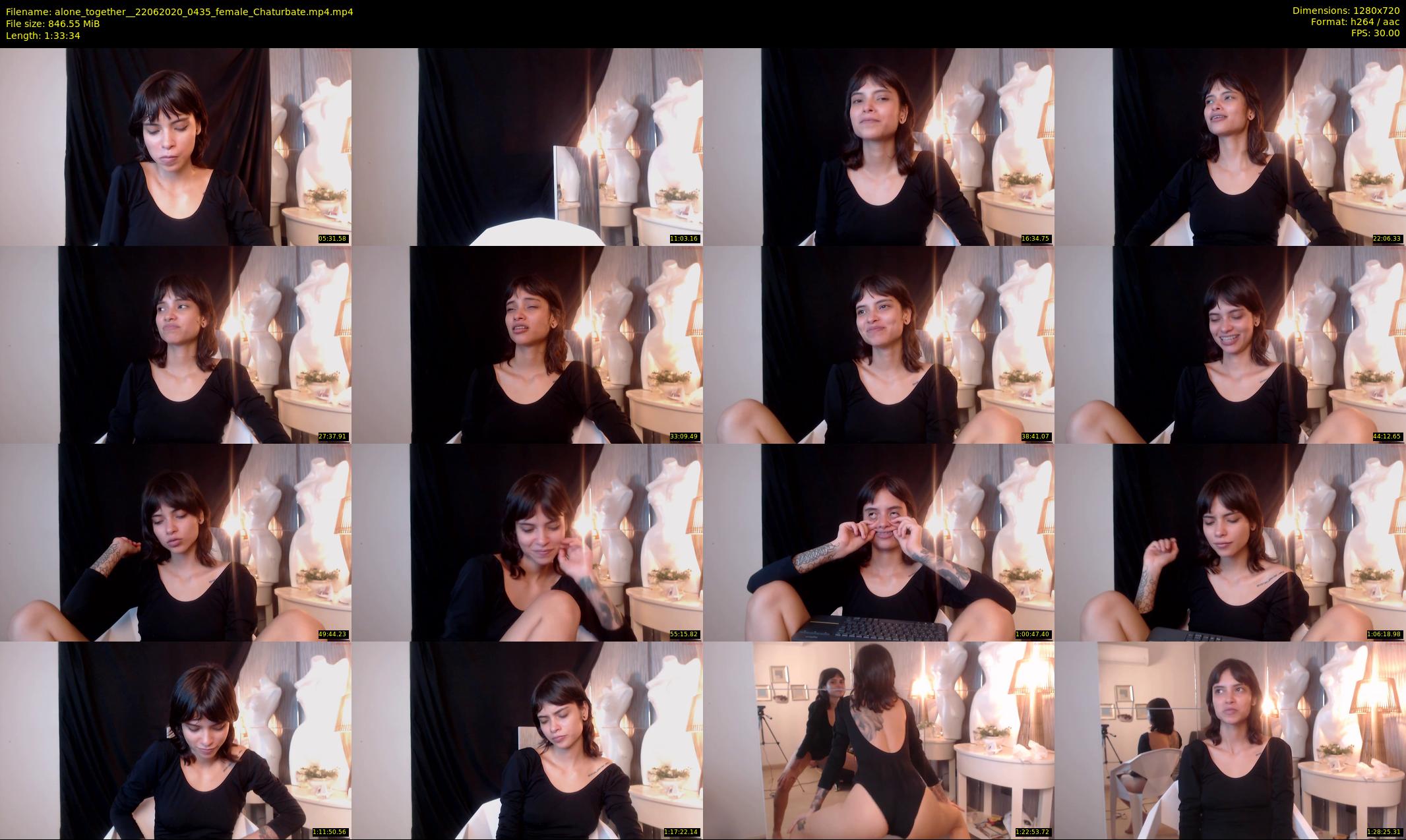 alone_together_ — 94 minute Chaturbate female cam show recording, 720p, Jun 22, 2020