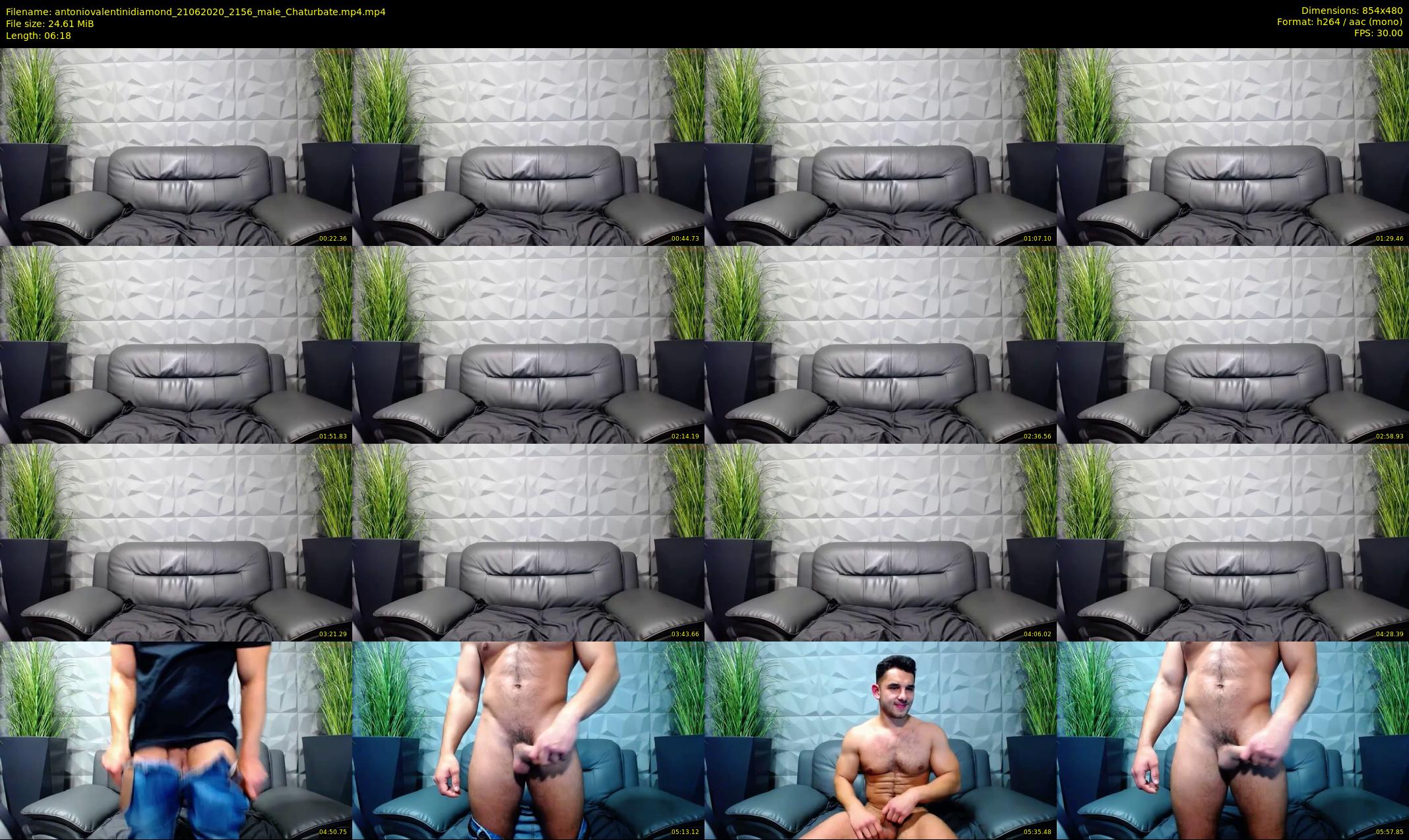 antoniovalentinidiamond — 7 minute Chaturbate male cam show recording, 480p, Jun 21, 2020