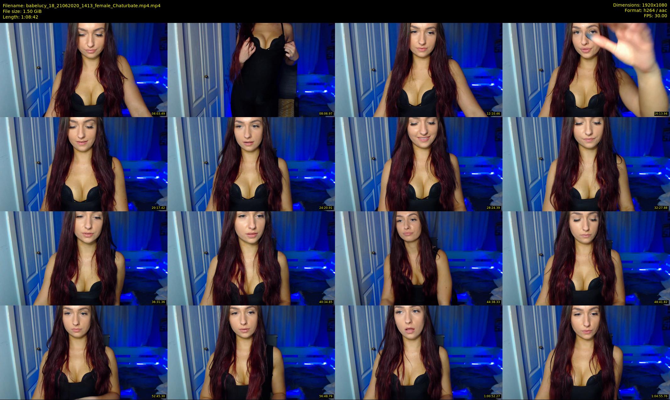 babelucy_18 — 69 minute Chaturbate female cam show recording, 1080p, Jun 21, 2020
