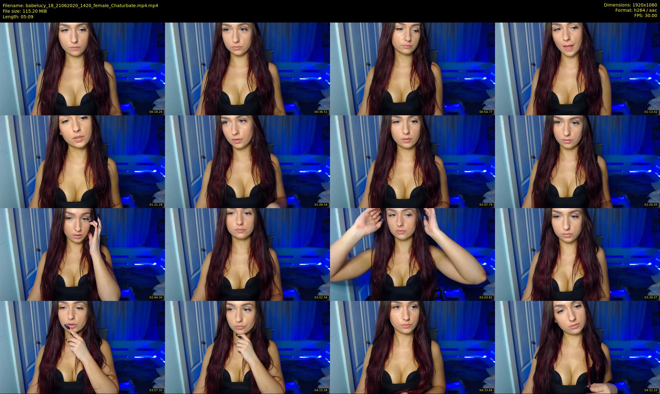 babelucy_18 — 6 minute Chaturbate female cam show recording, 1080p, Jun 21, 2020