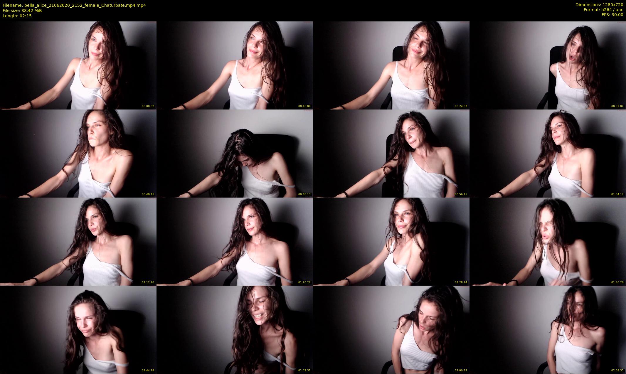 bella_alice — 3 minute Chaturbate female cam show recording, 720p, Jun 21, 2020