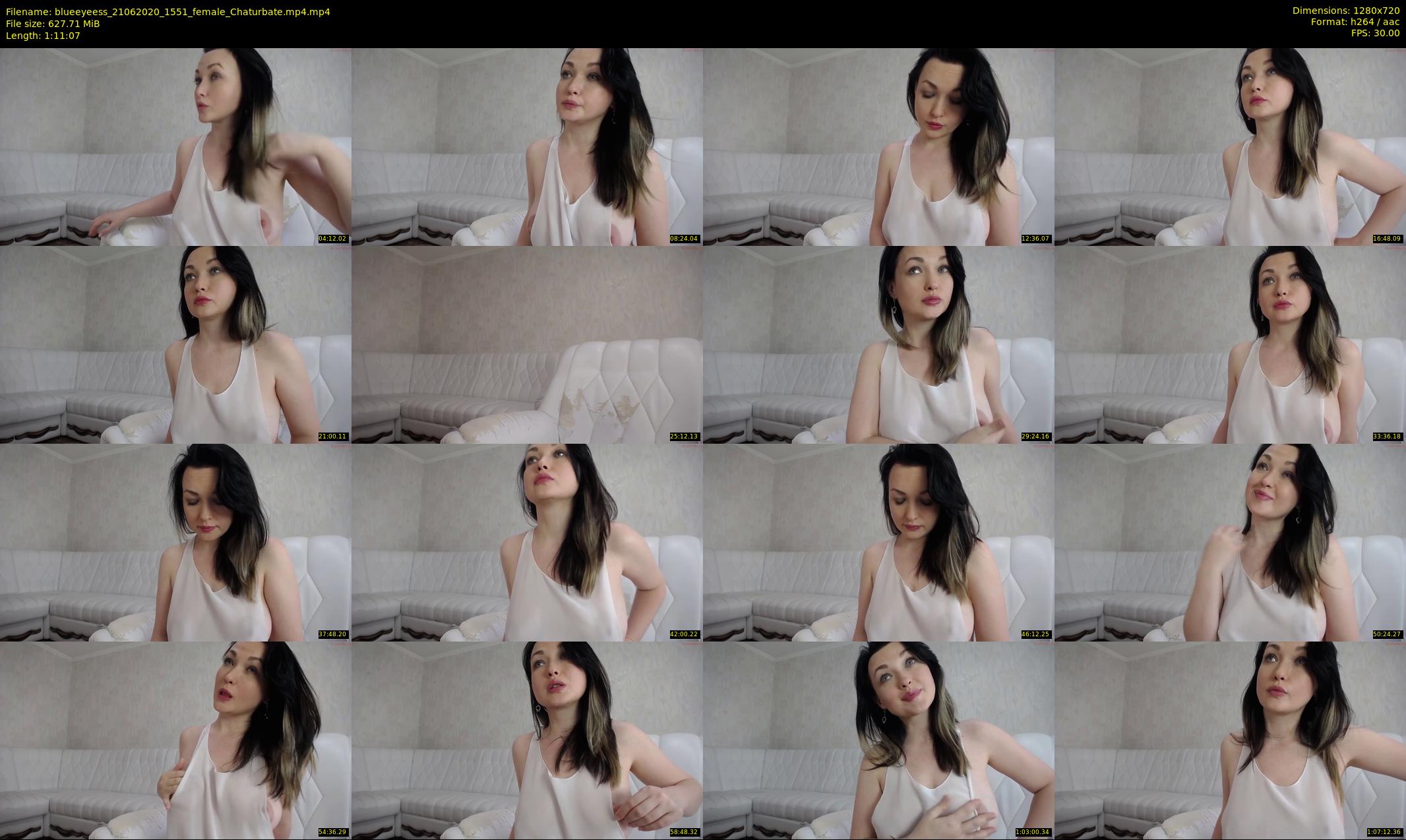 blueeyeess — 72 minute Chaturbate female cam show recording, 720p, Jun 21, 2020