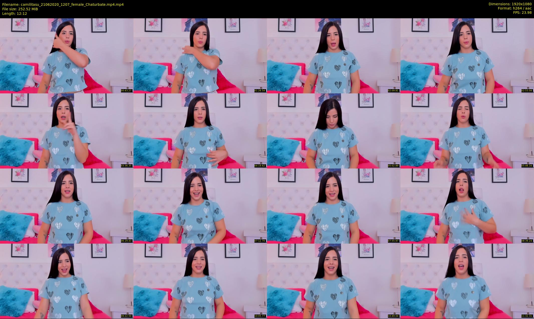 camilitasu — 13 minute Chaturbate female cam show recording, 1080p, Jun 21, 2020
