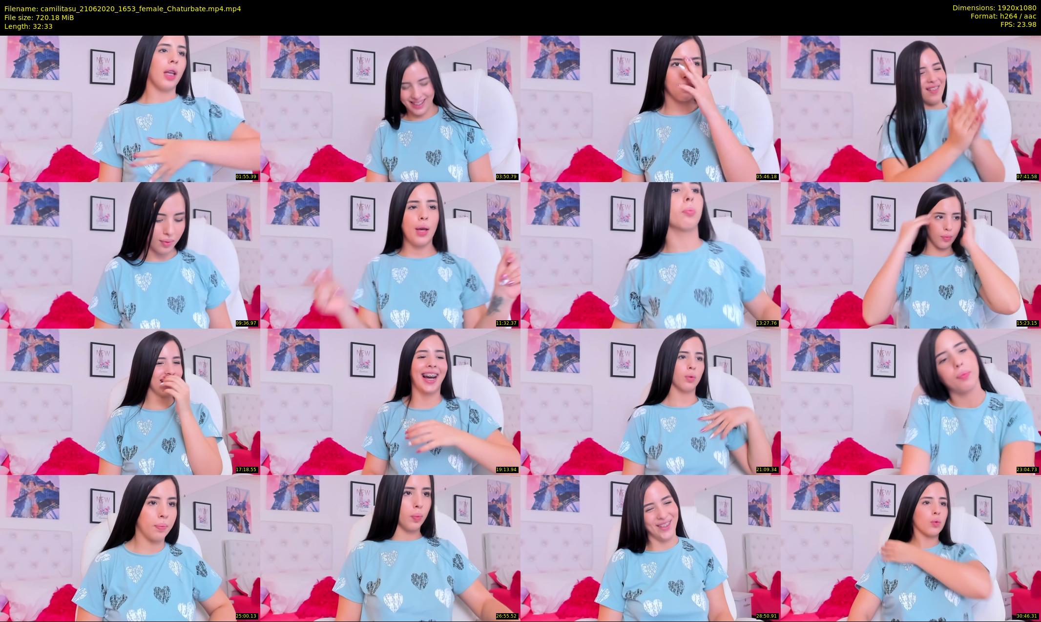 camilitasu — 33 minute Chaturbate female cam show recording, 1080p, Jun 21, 2020