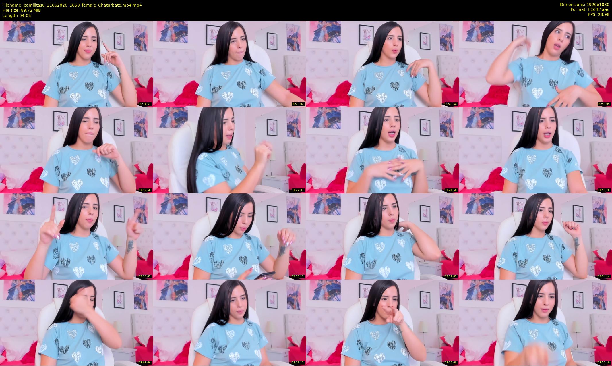camilitasu — 5 minute Chaturbate female cam show recording, 1080p, Jun 21, 2020