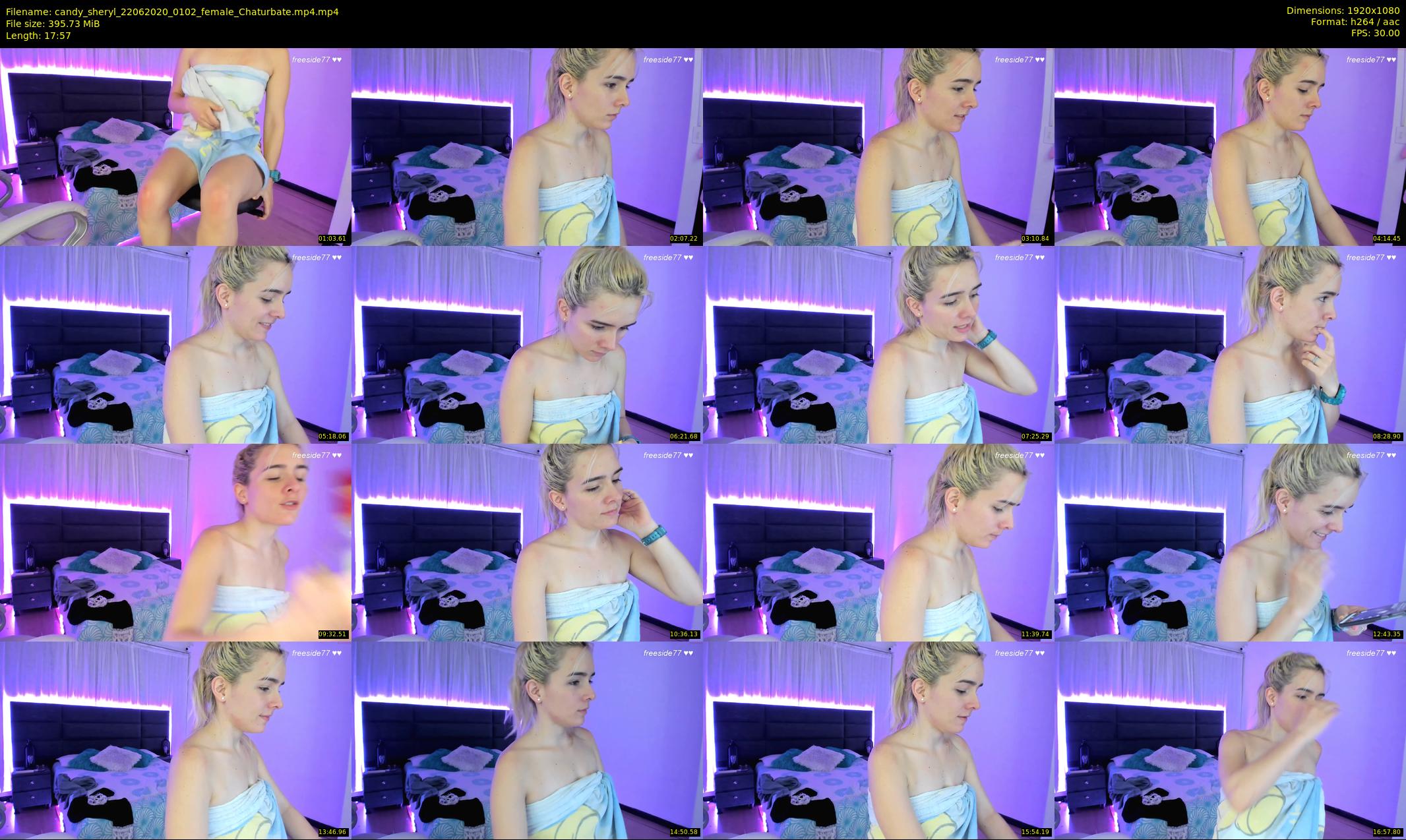 candy_sheryl — 18 minute Chaturbate female cam show recording, 1080p, Jun 22, 2020