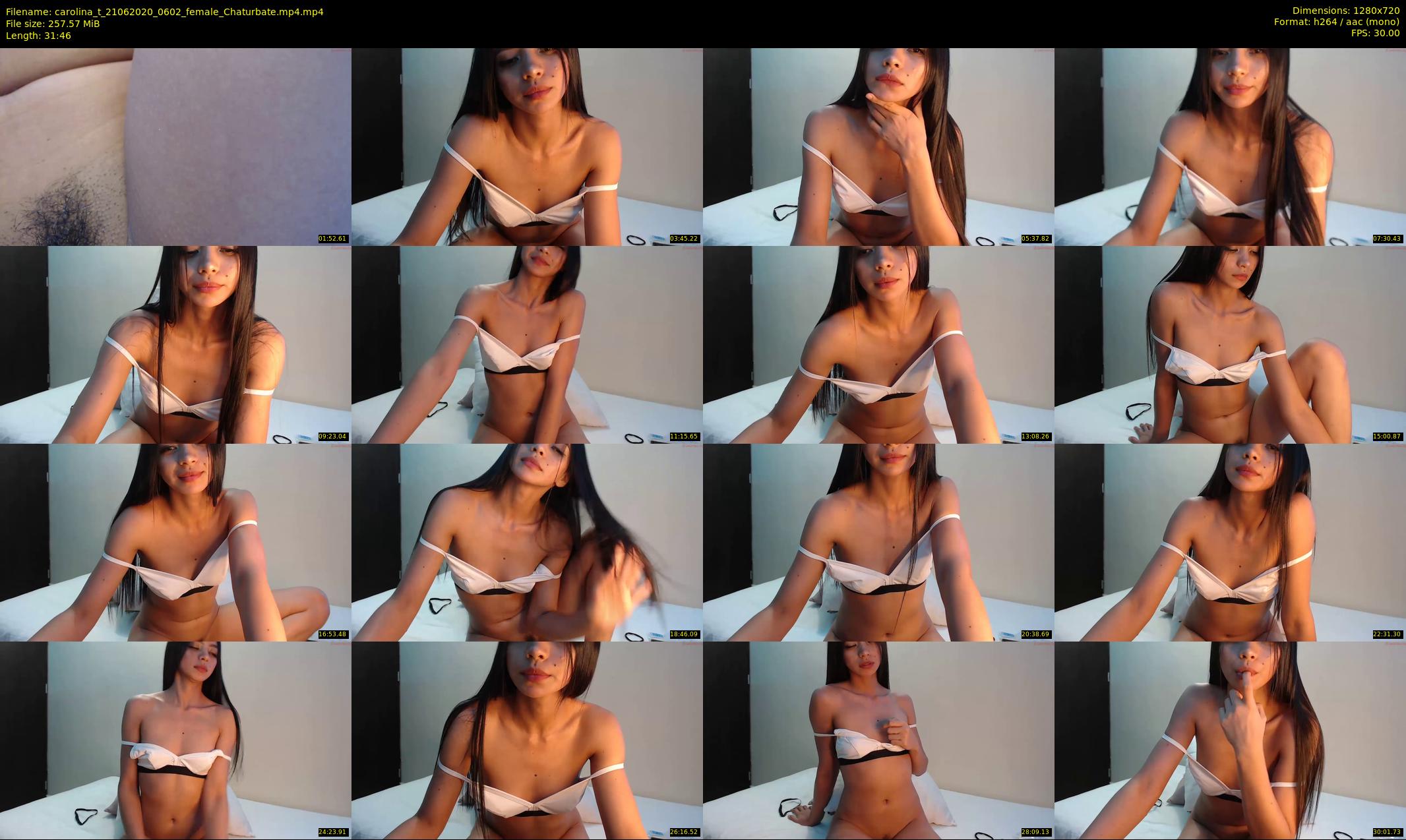 carolina_t — 32 minute Chaturbate female cam show recording, 720p, Jun 21, 2020