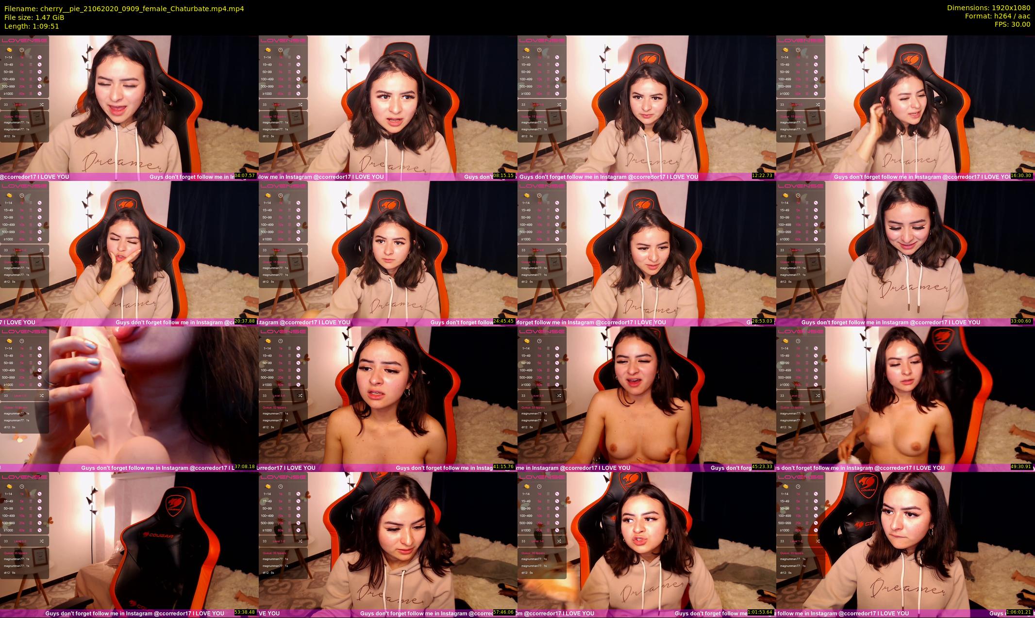 cherry__pie — 70 minute Chaturbate female cam show recording, 1080p, Jun 21, 2020