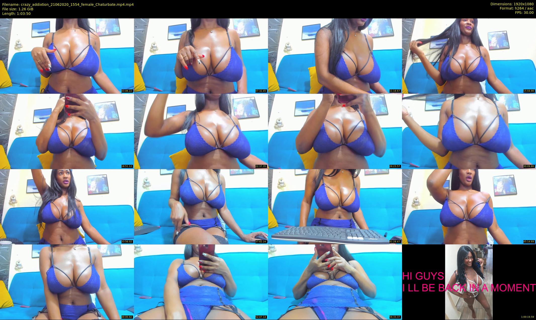 crazy_addixtion — 64 minute Chaturbate female cam show recording, 1080p, Jun 21, 2020