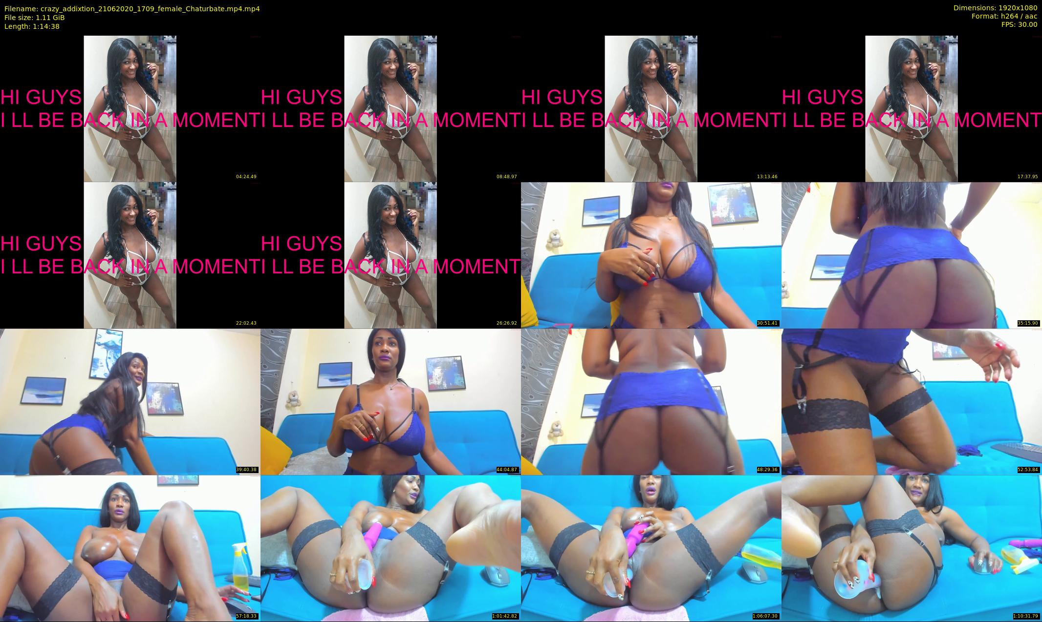 crazy_addixtion — 75 minute Chaturbate female cam show recording, 1080p, Jun 21, 2020