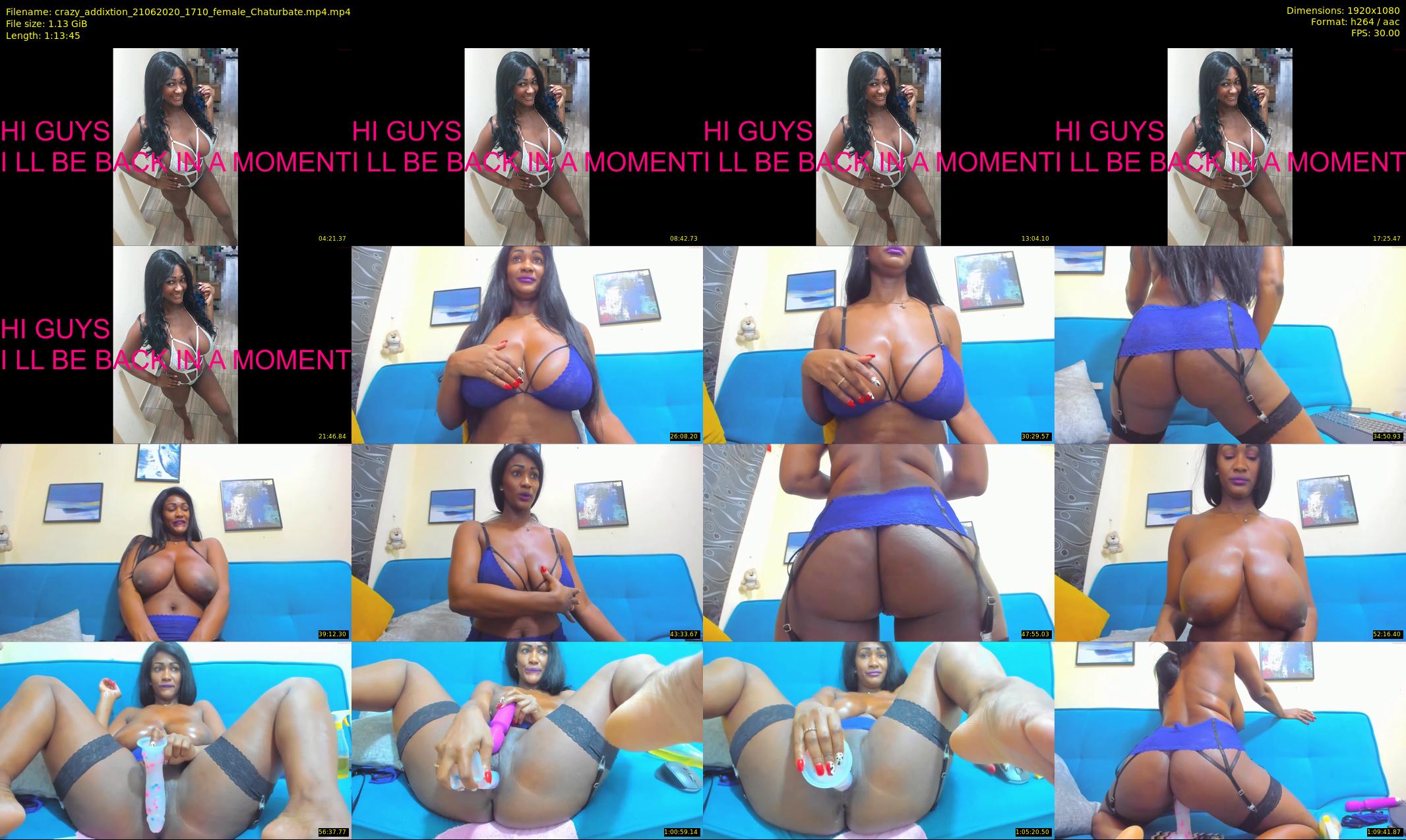 crazy_addixtion — 74 minute Chaturbate female cam show recording, 1080p, Jun 21, 2020