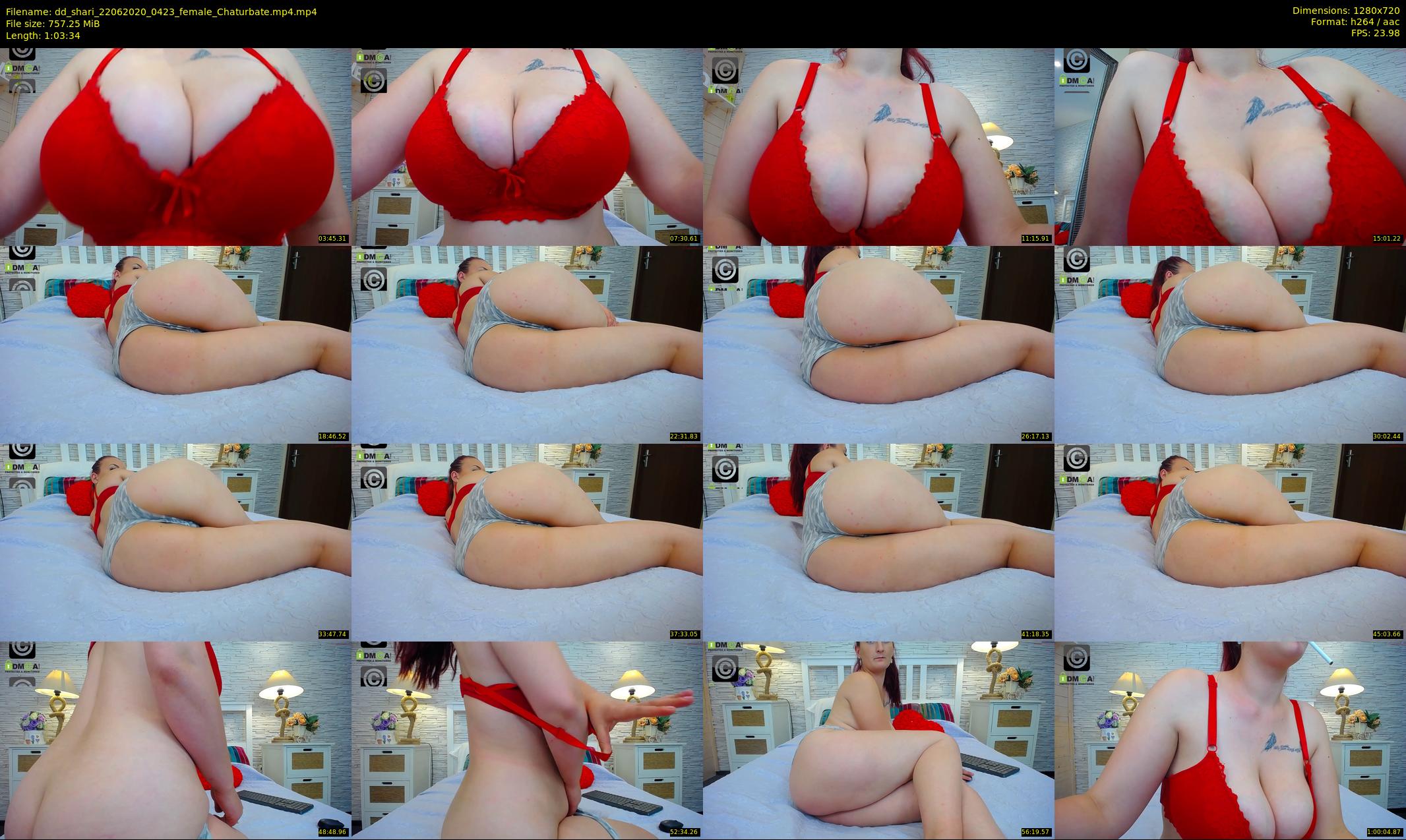 dd_shari — 64 minute Chaturbate female cam show recording, 720p, Jun 22, 2020