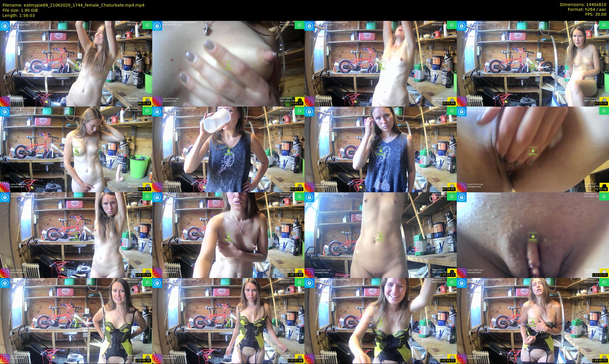 eatmypie69 — 117 minute Chaturbate female cam show recording, 720p, Jun 21, 2020